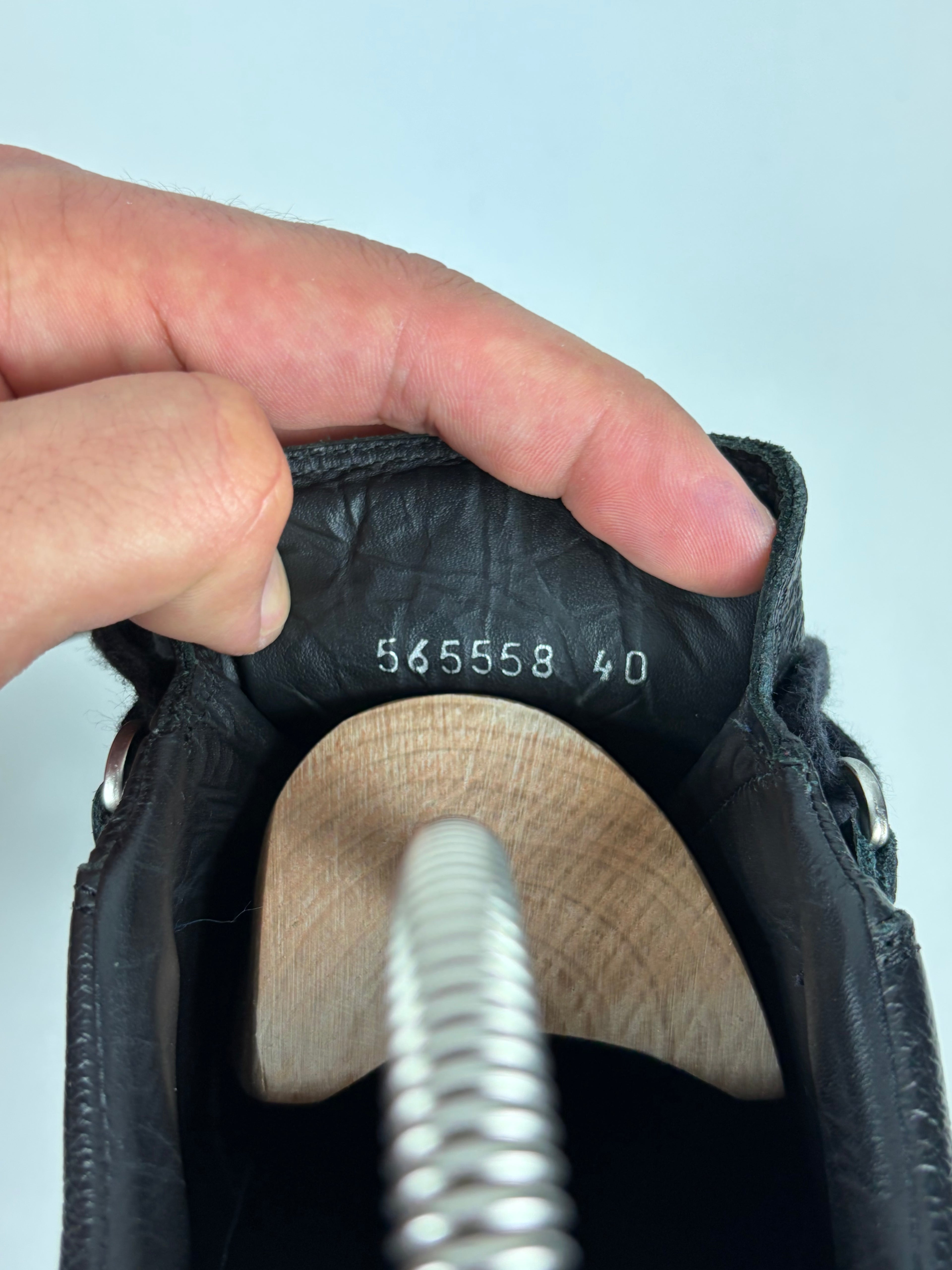 Balenciaga arena low - eu 40 / us 7 - black