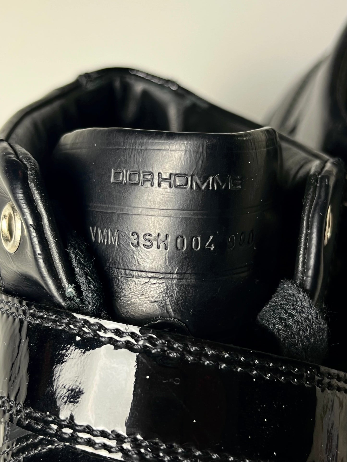 2010 Dior by Hedi Slimane high leather gat sneakers - EU 44 - black