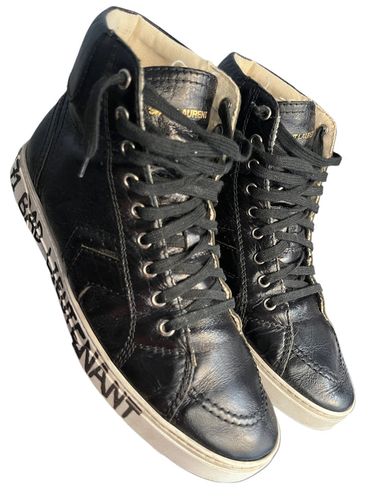 2017 Saint Laurent "Bad Lieutenant" high tops - eu 42 - black