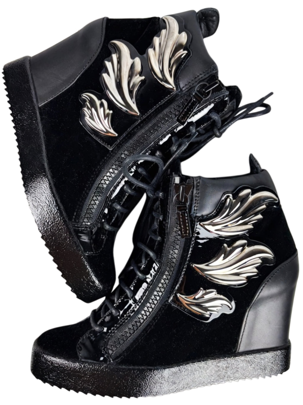 Giuseppe Zanotti ‘Cruel’ wedge sneakers - eu 41 / us 11