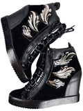 Giuseppe Zanotti ‘Cruel’ wedge sneakers - eu 41 / us 11