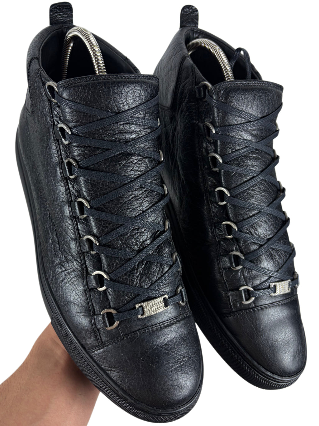 Balenciaga arena high tops - eu 45 / us 12 - black