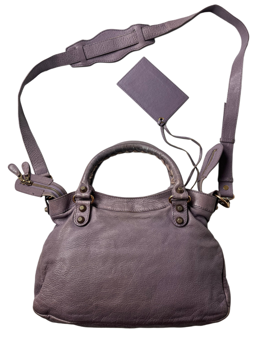 2012 BALENCIAGA
Glycine Lambskin Leather Giant 12 Rose Gold Town Bag
