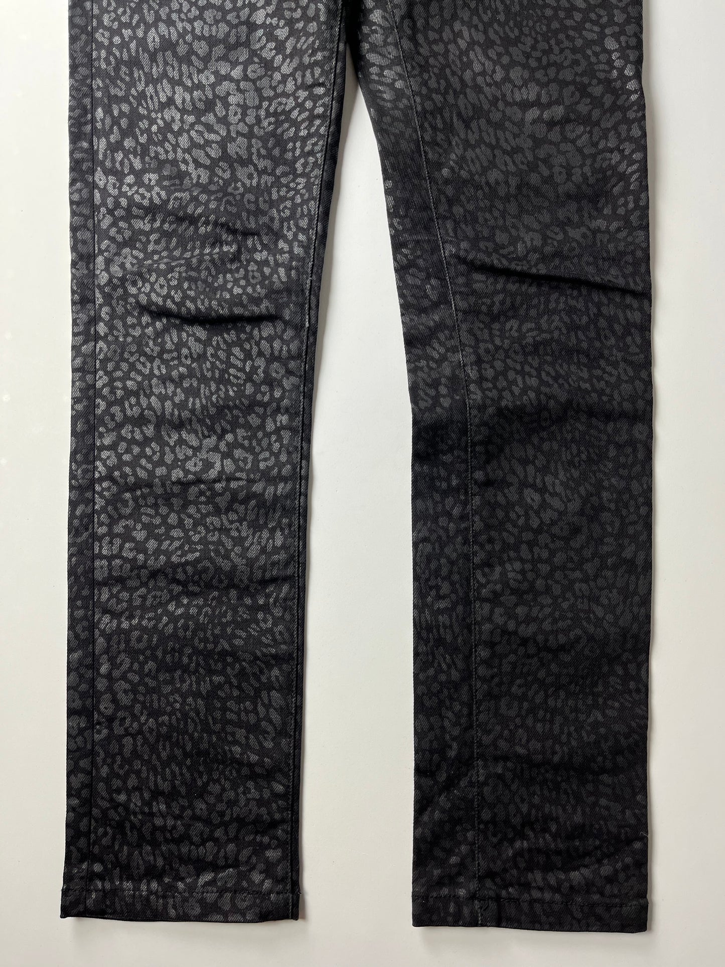 2014 Saint Laurent leopard print jeans (W25)