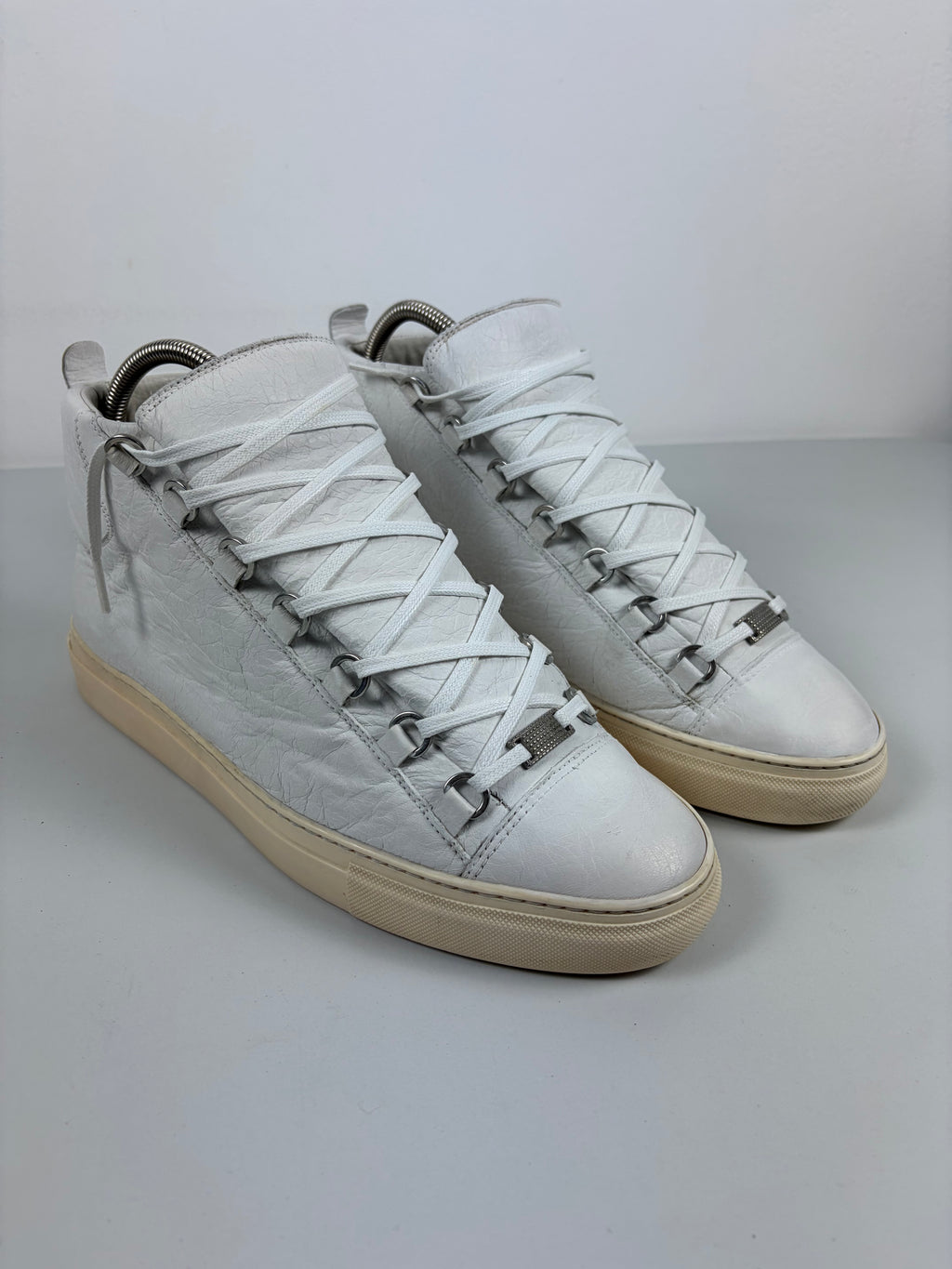 Balenciaga arena high tops - eu43 / us 10 - white