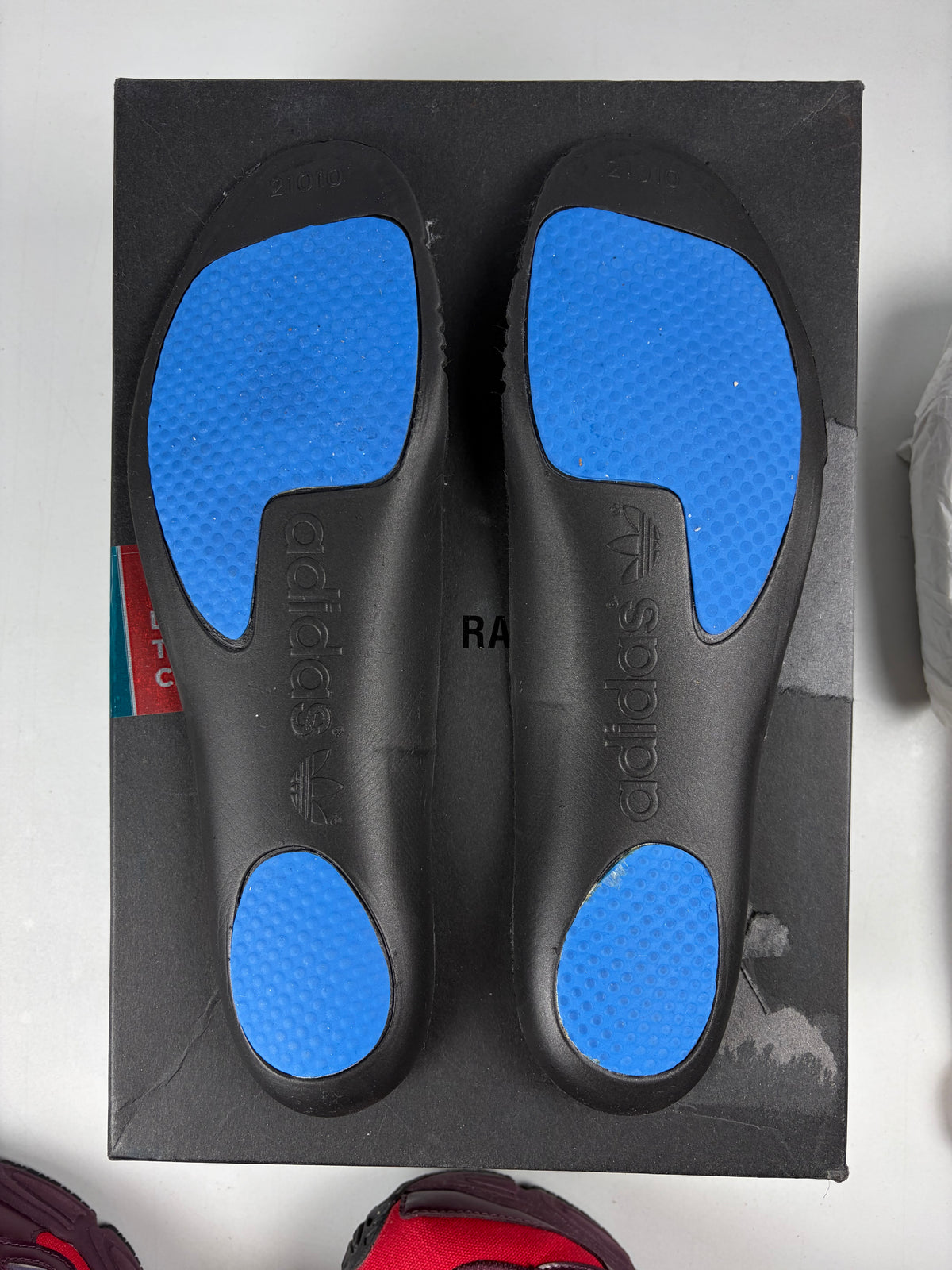 Adidas Ozweego 3 x Raf Simons - eu 42.5 / us 9 / uk 8.5 - burgundy