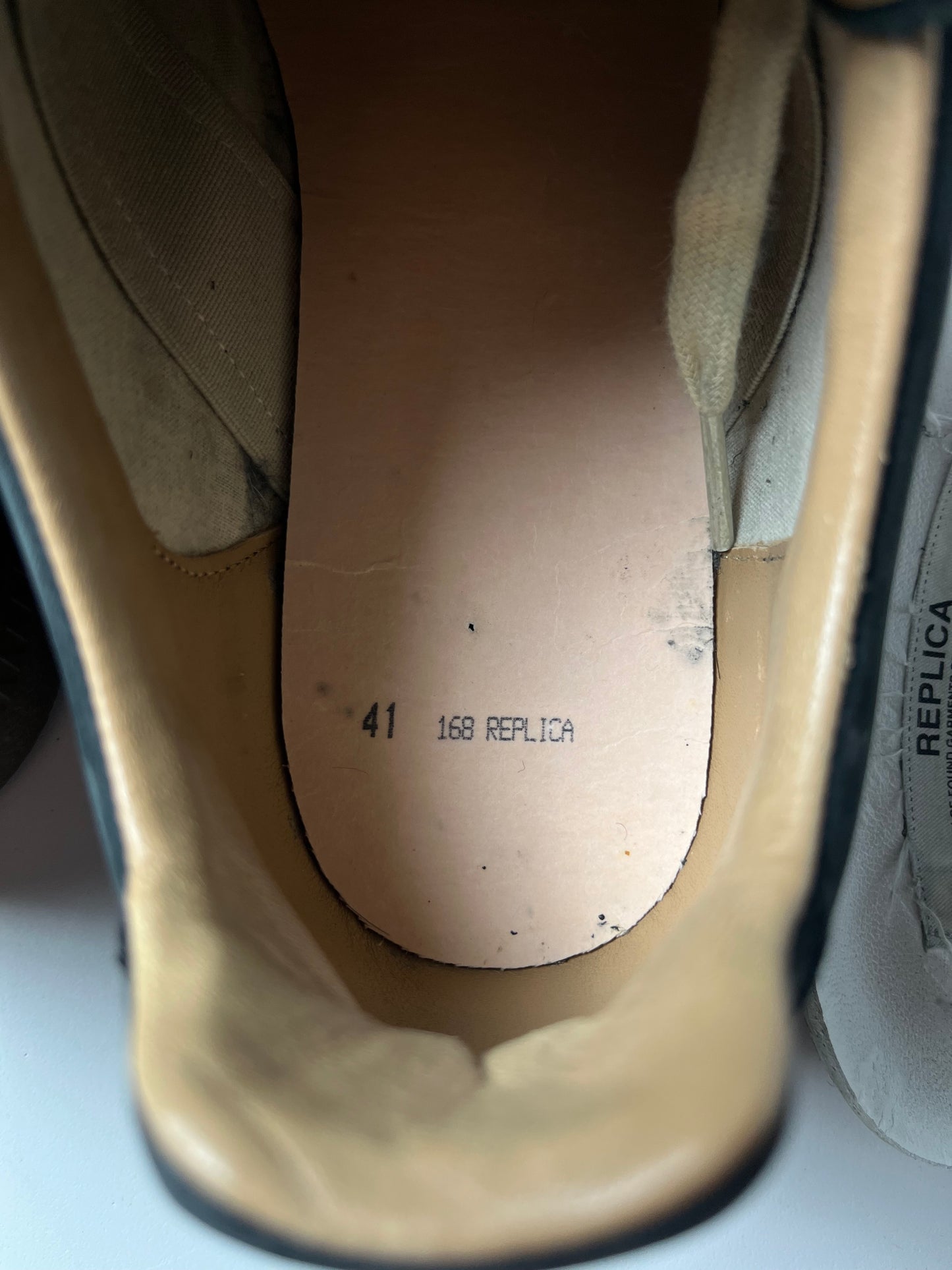 Maison Margiela paint splatter gats - EU 41 - black