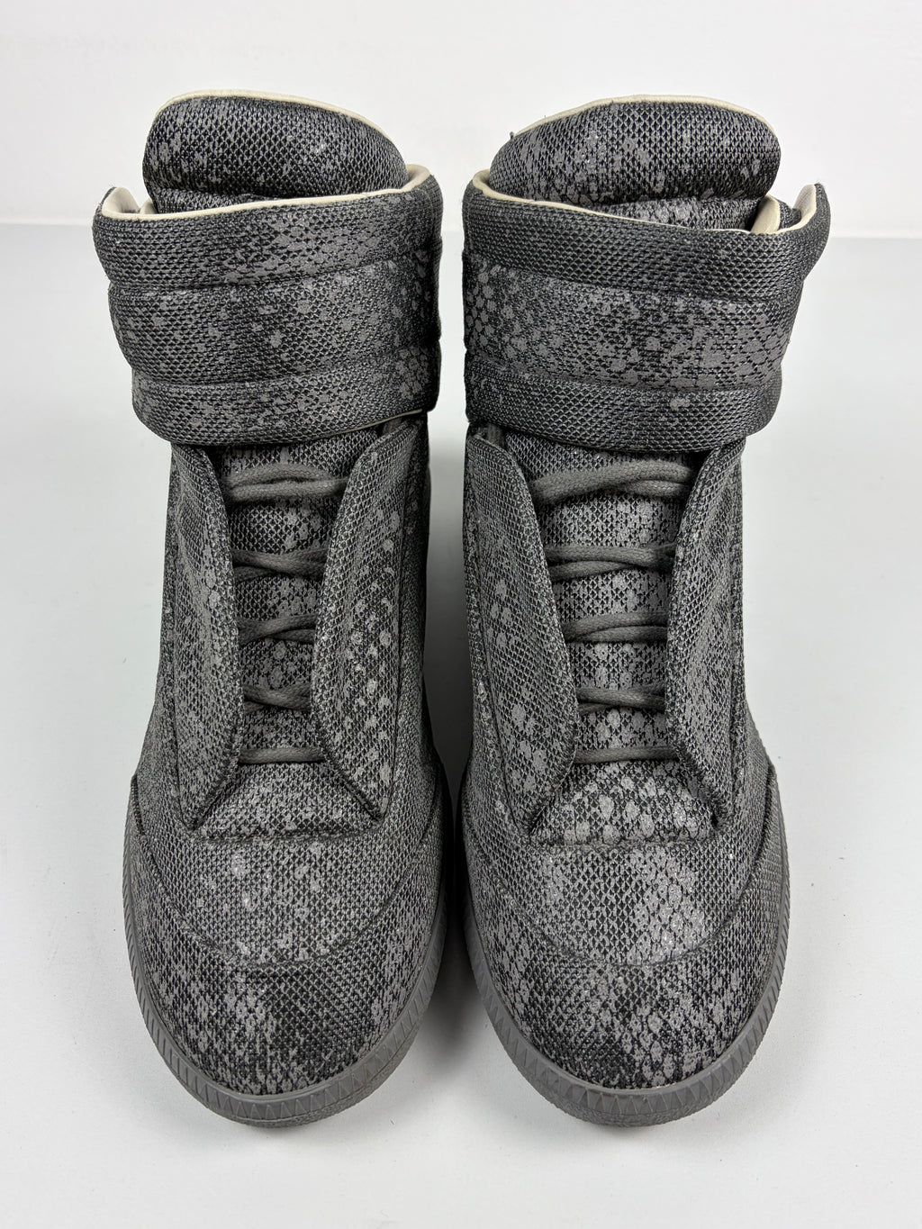 Maison Margiela Future ‘Reflective Python’ high tops - eu 42 / us 9