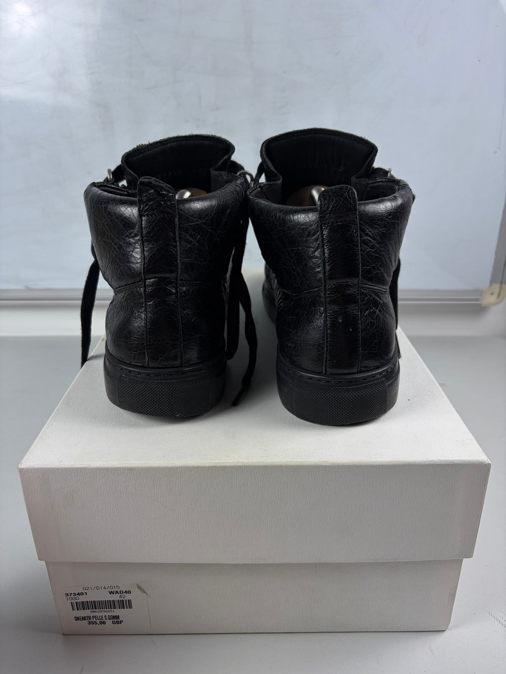Balenciaga arena high tops - eu 42 / us 9 / uk 8 - black