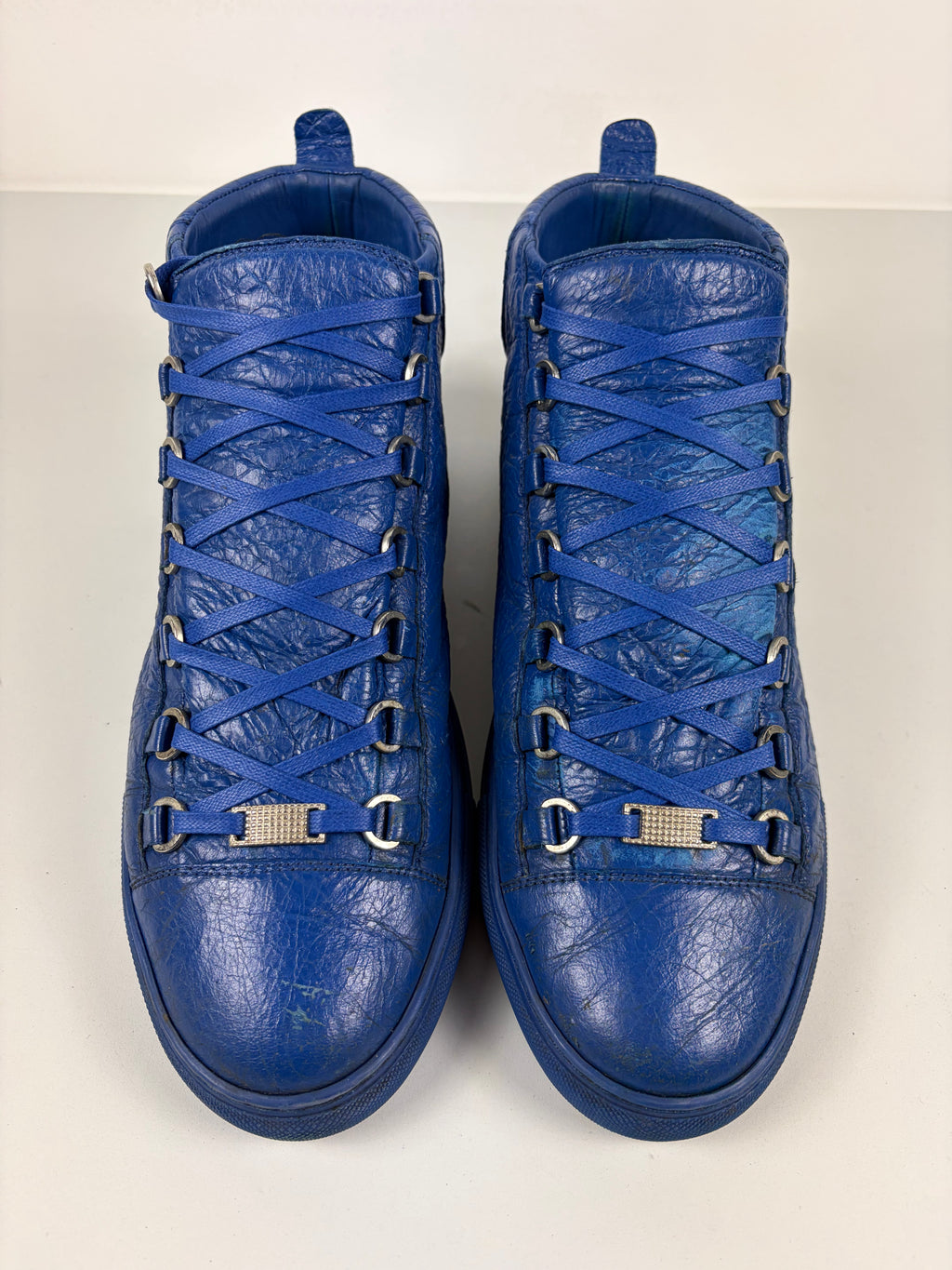 Balenciaga arena high tops - eu43/us10 - blue