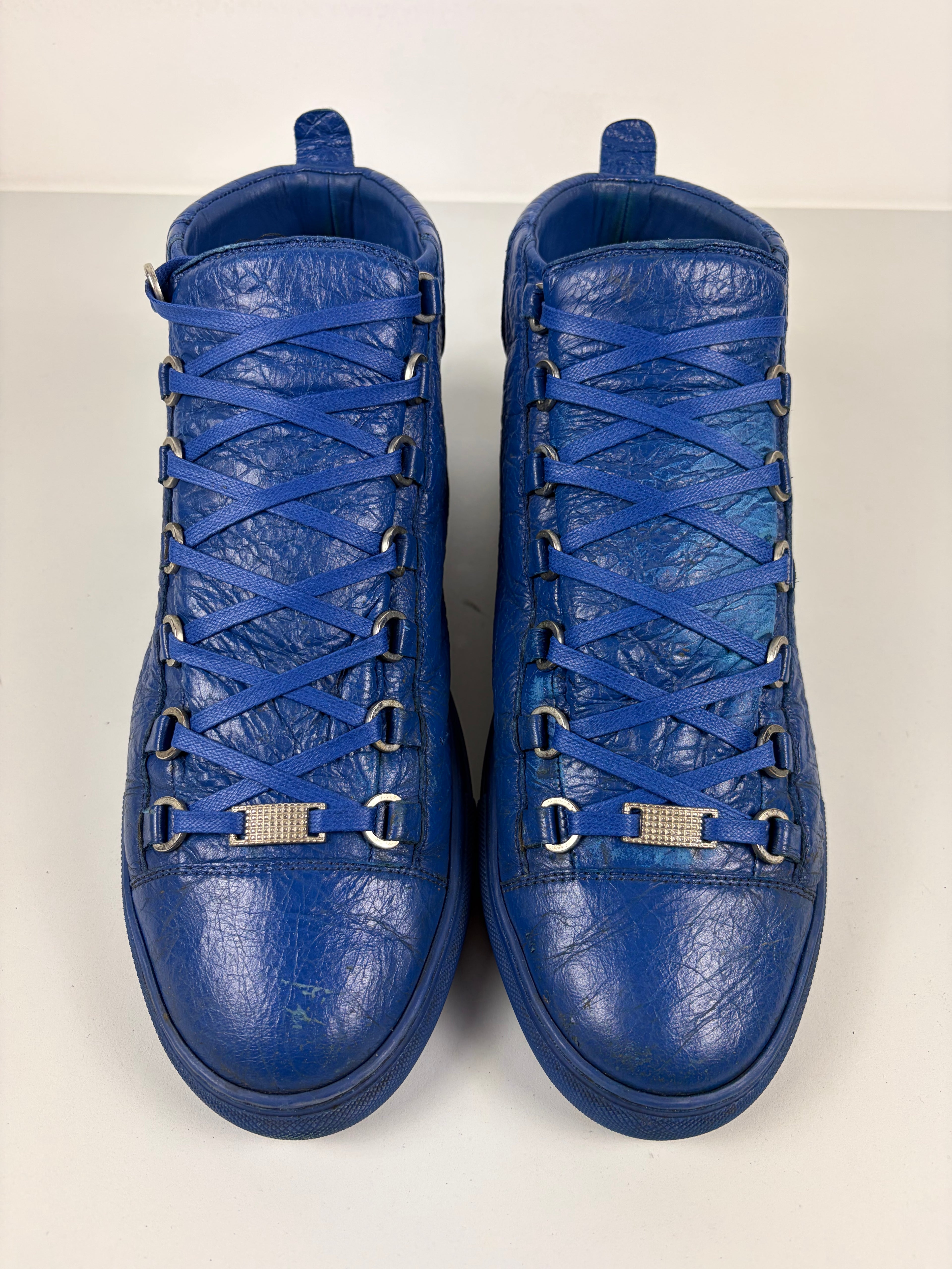 Balenciaga arena high tops - eu43/us10 - blue