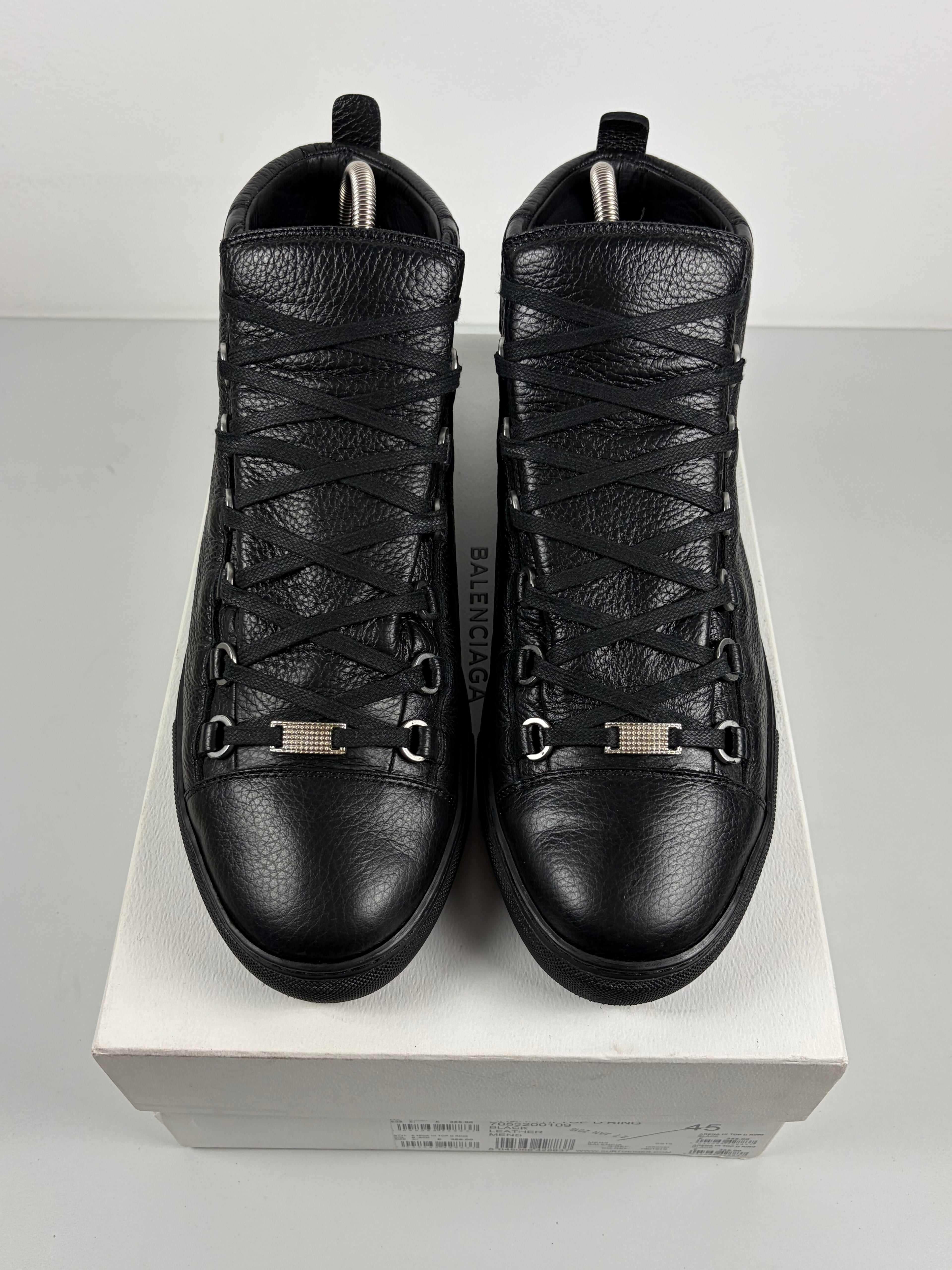 Balenciaga arena high tops - eu 45 / us 12 - black