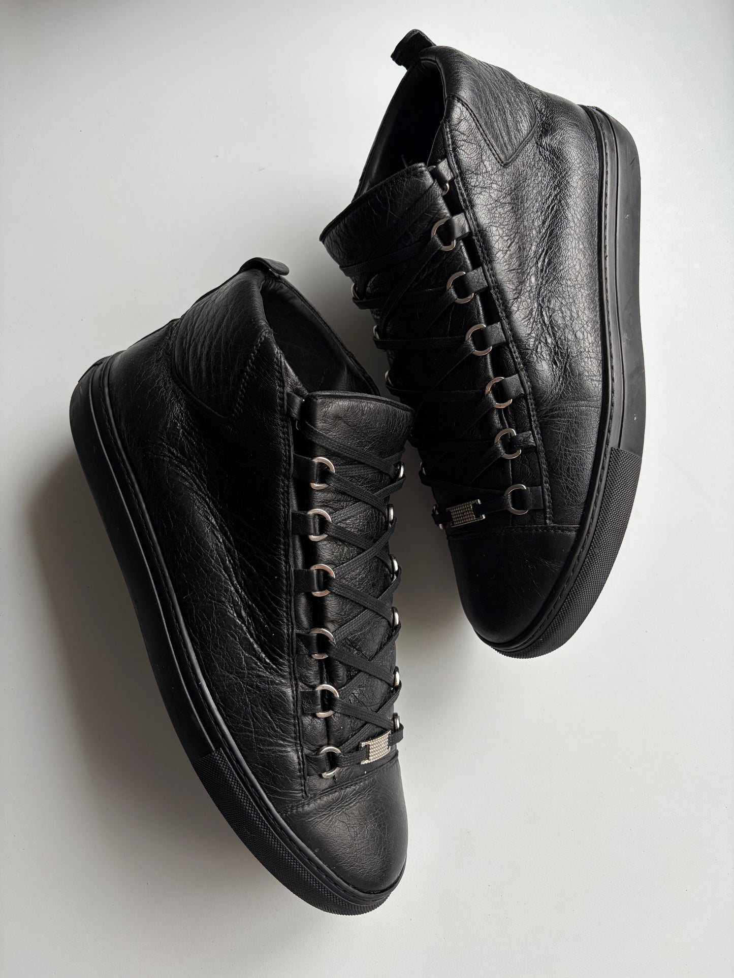 Balenciaga arena high tops - eu 44 - black