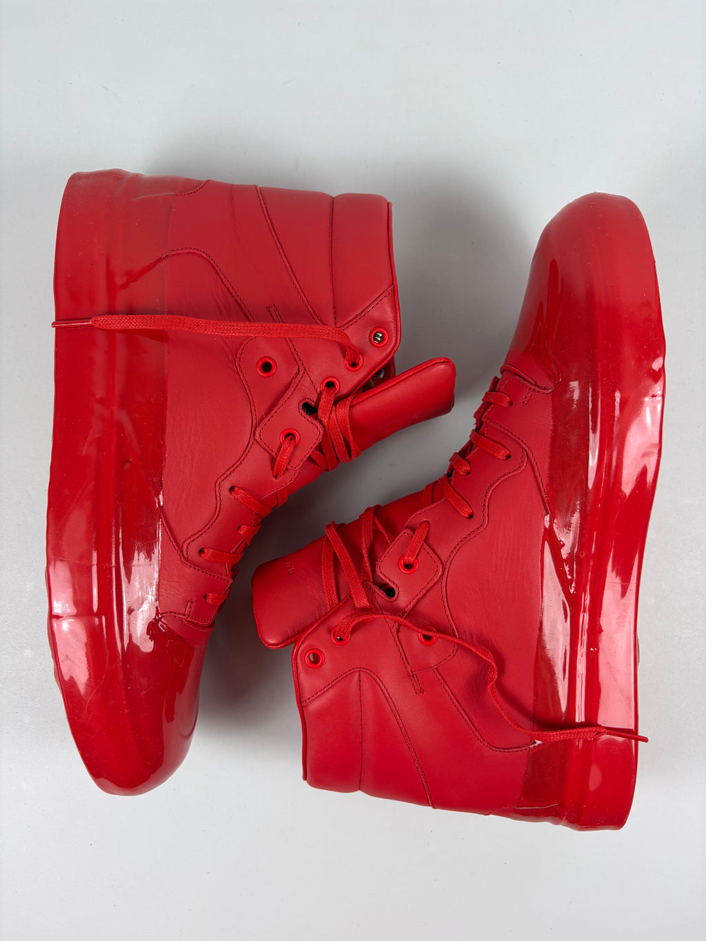 Balenciaga Multimatieries high tops - eu 45 / us12 - red