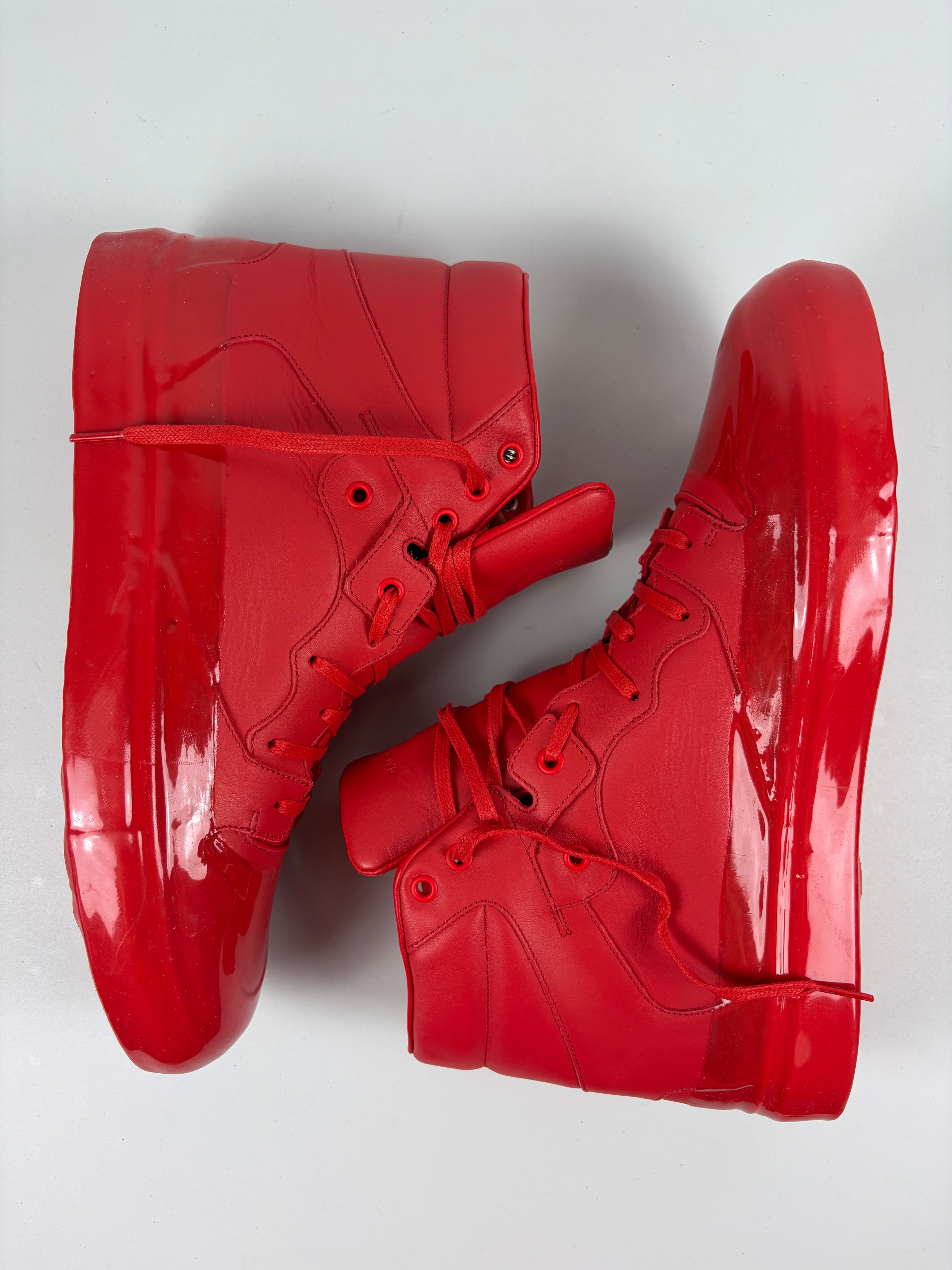 Balenciaga Multimatieries high tops - eu 45 / us12 - red