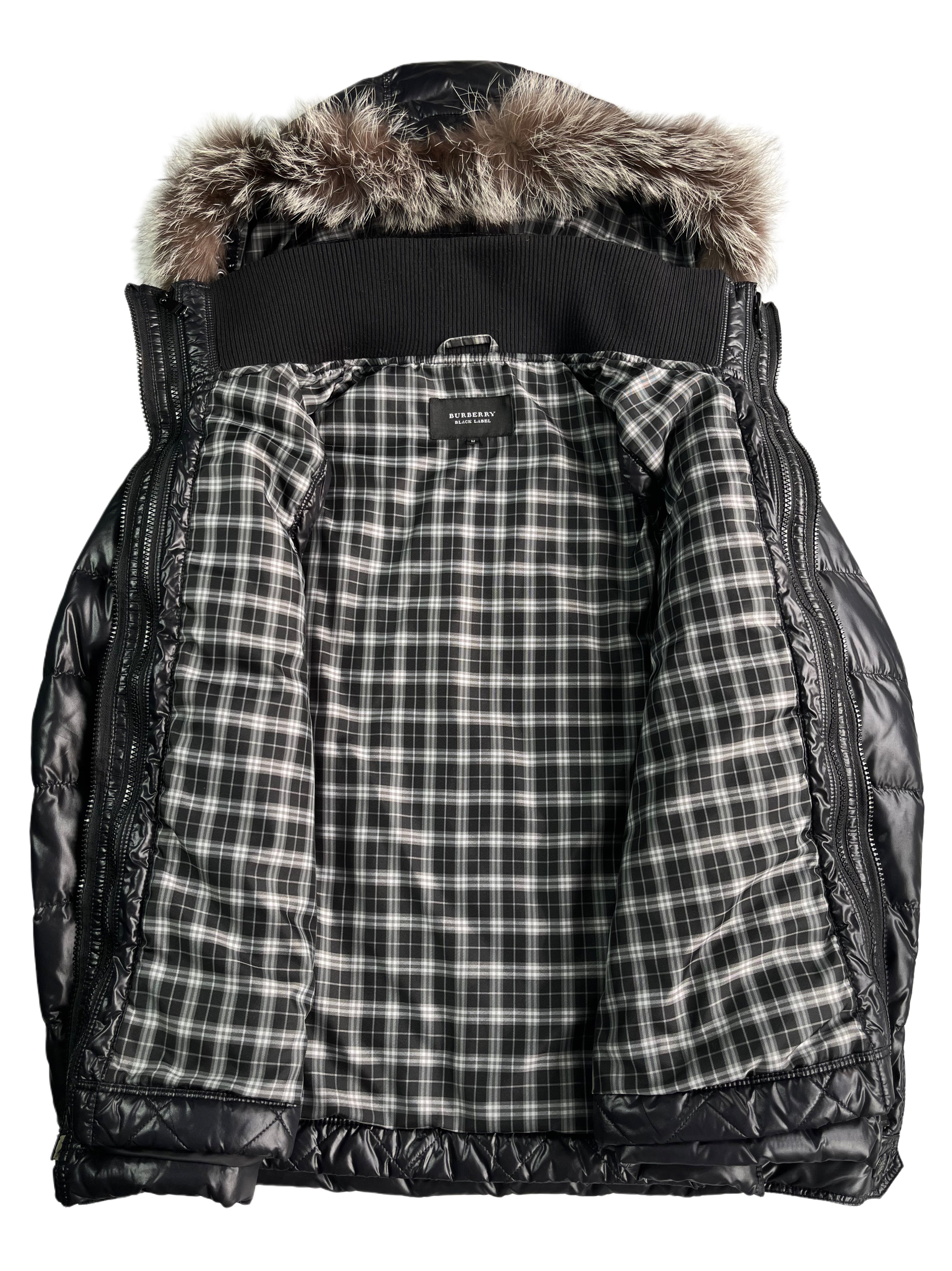00’s BURBERRY made in Japan 2 in 1 down jacket (S/M) - black