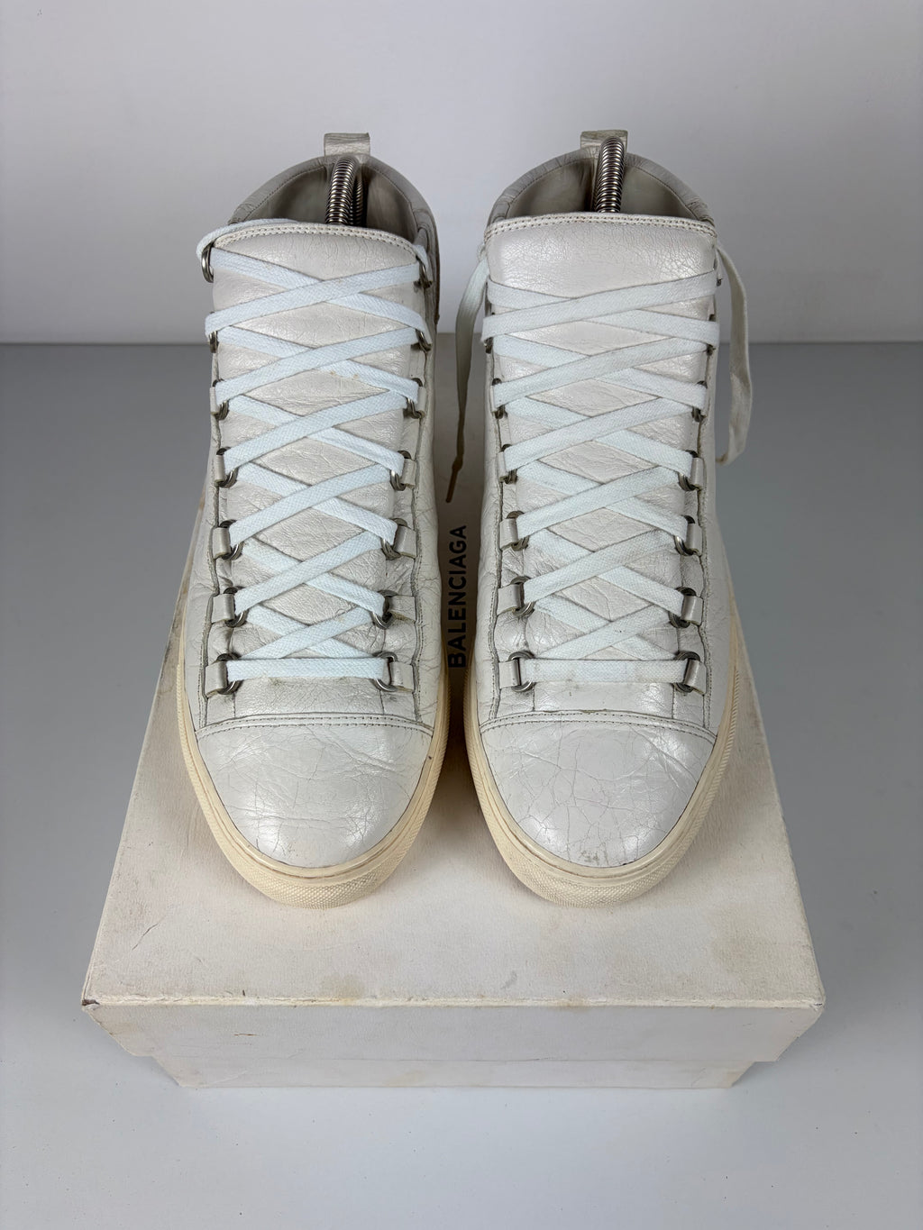 Balenciaga arena high tops - eu 43 - white
