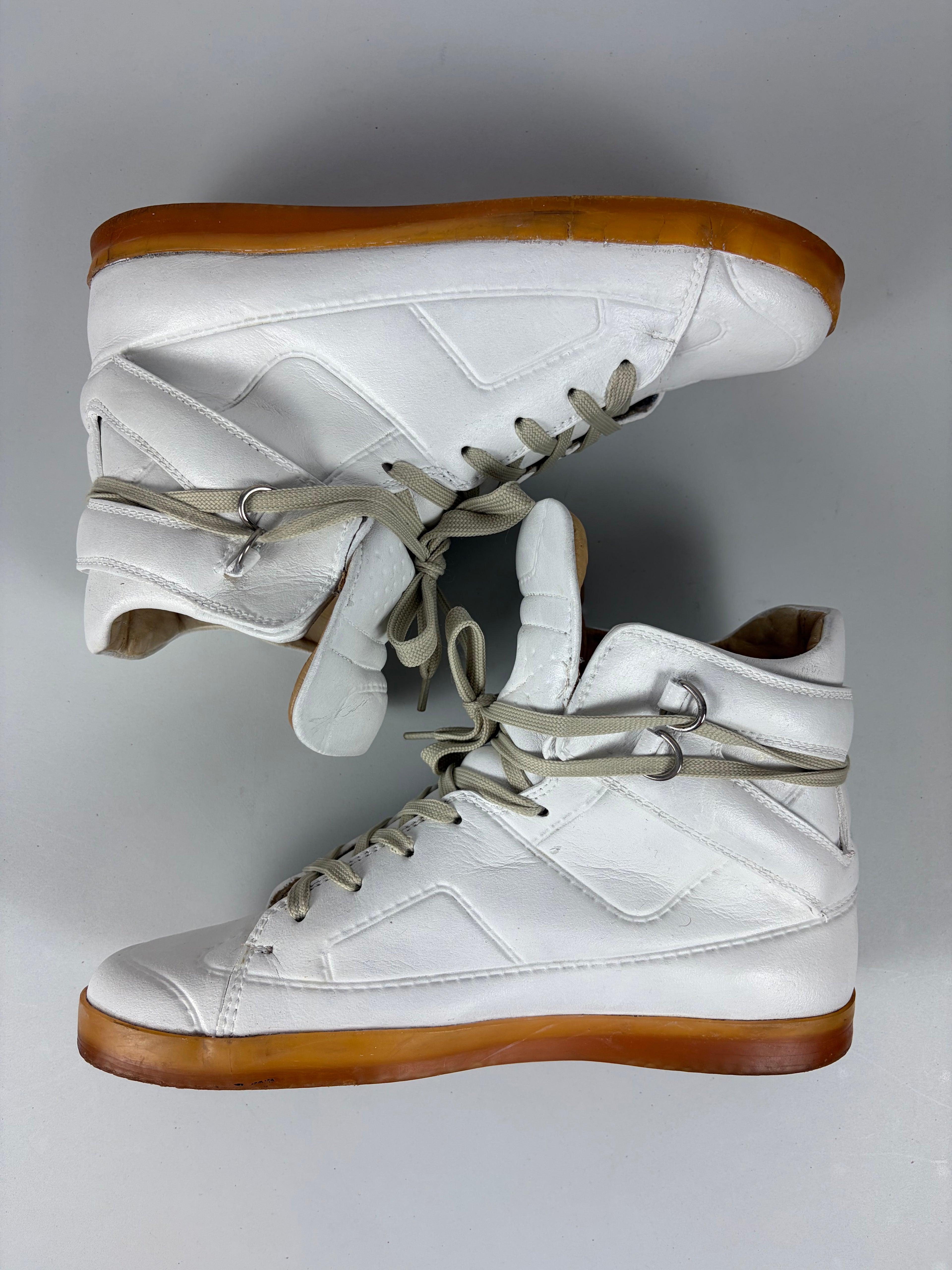 2012 Maison Margiela X H&M high tops - eu 40 - white