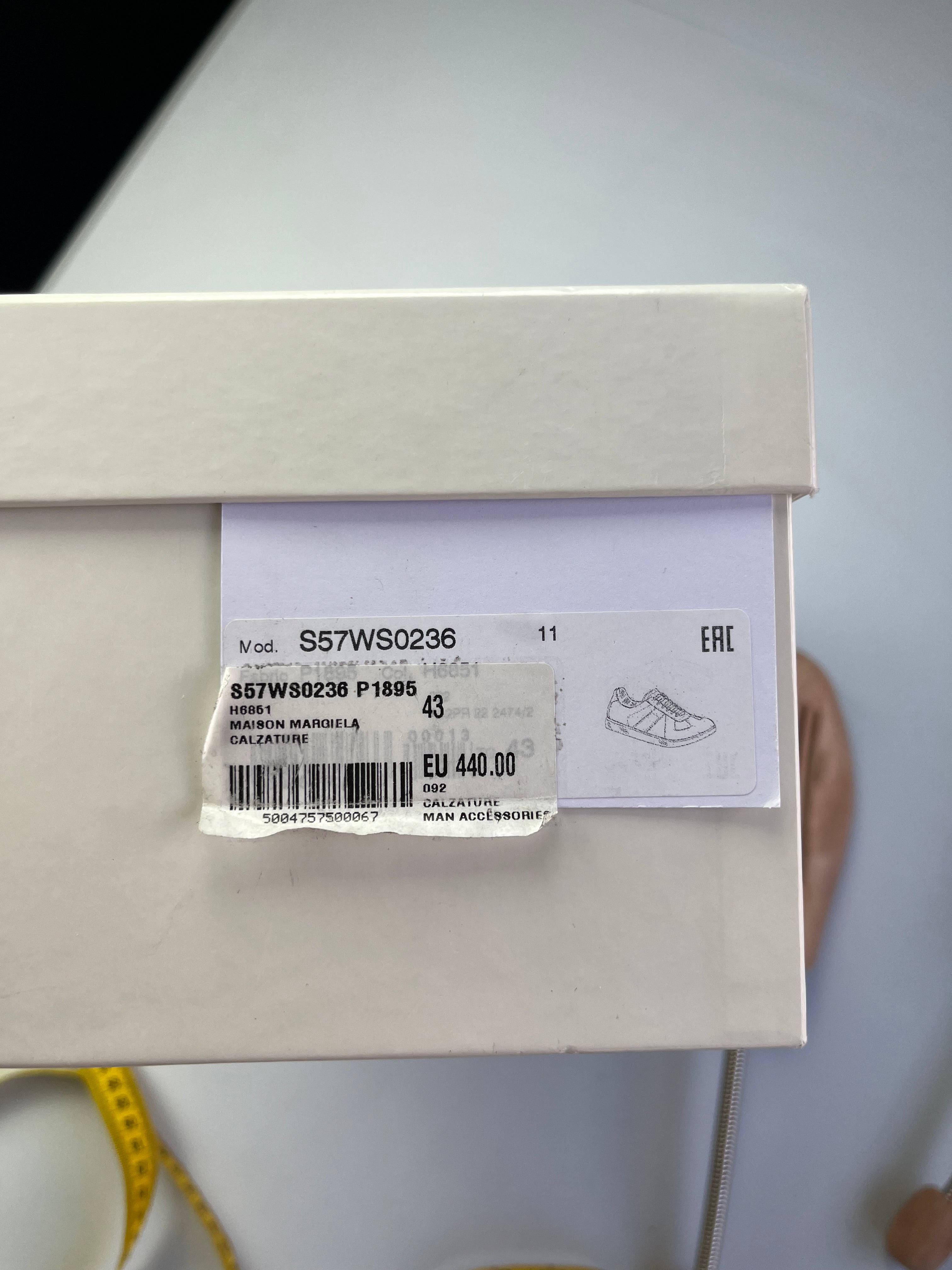 Maison Margiela black gats - Eu 43 - black