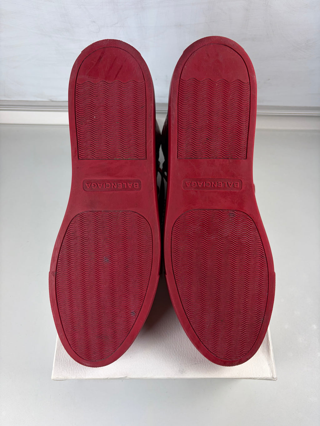 Balenciaga arena high tops - eu 46 / us 13 - red
