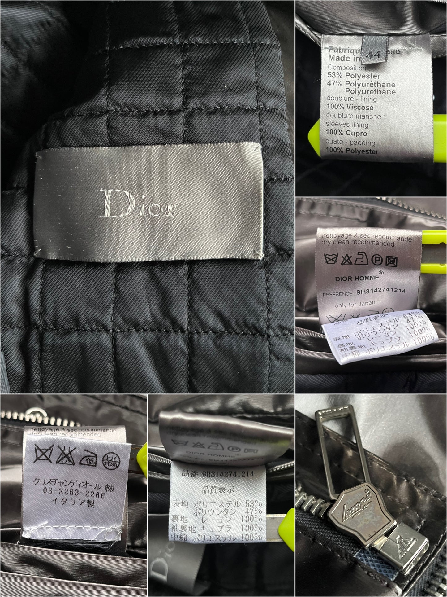00’s DIOR liquid metal jacket - size XS/S - silver grey