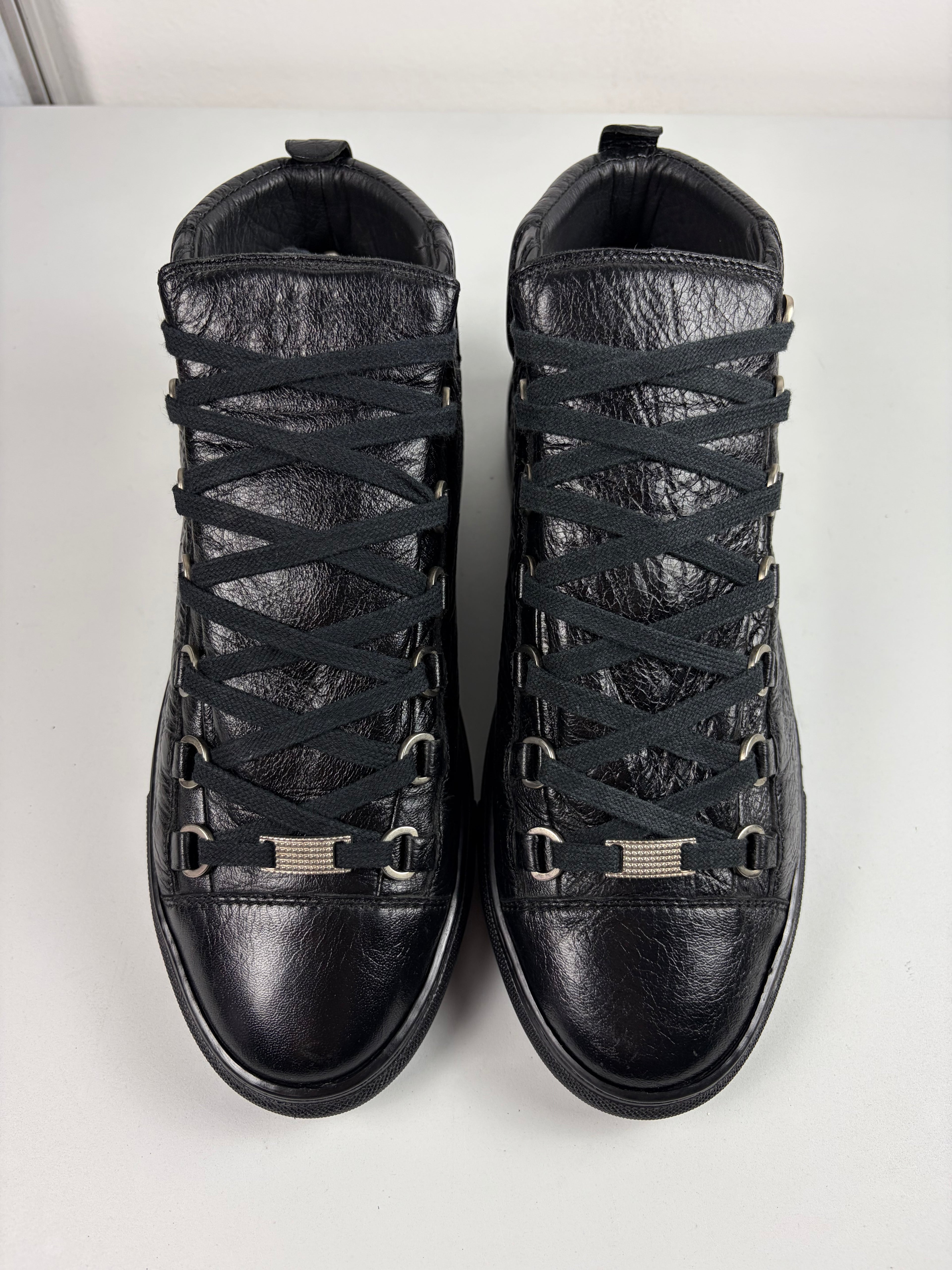 Balenciaga arena high tops - eu 41 / us 8 - black