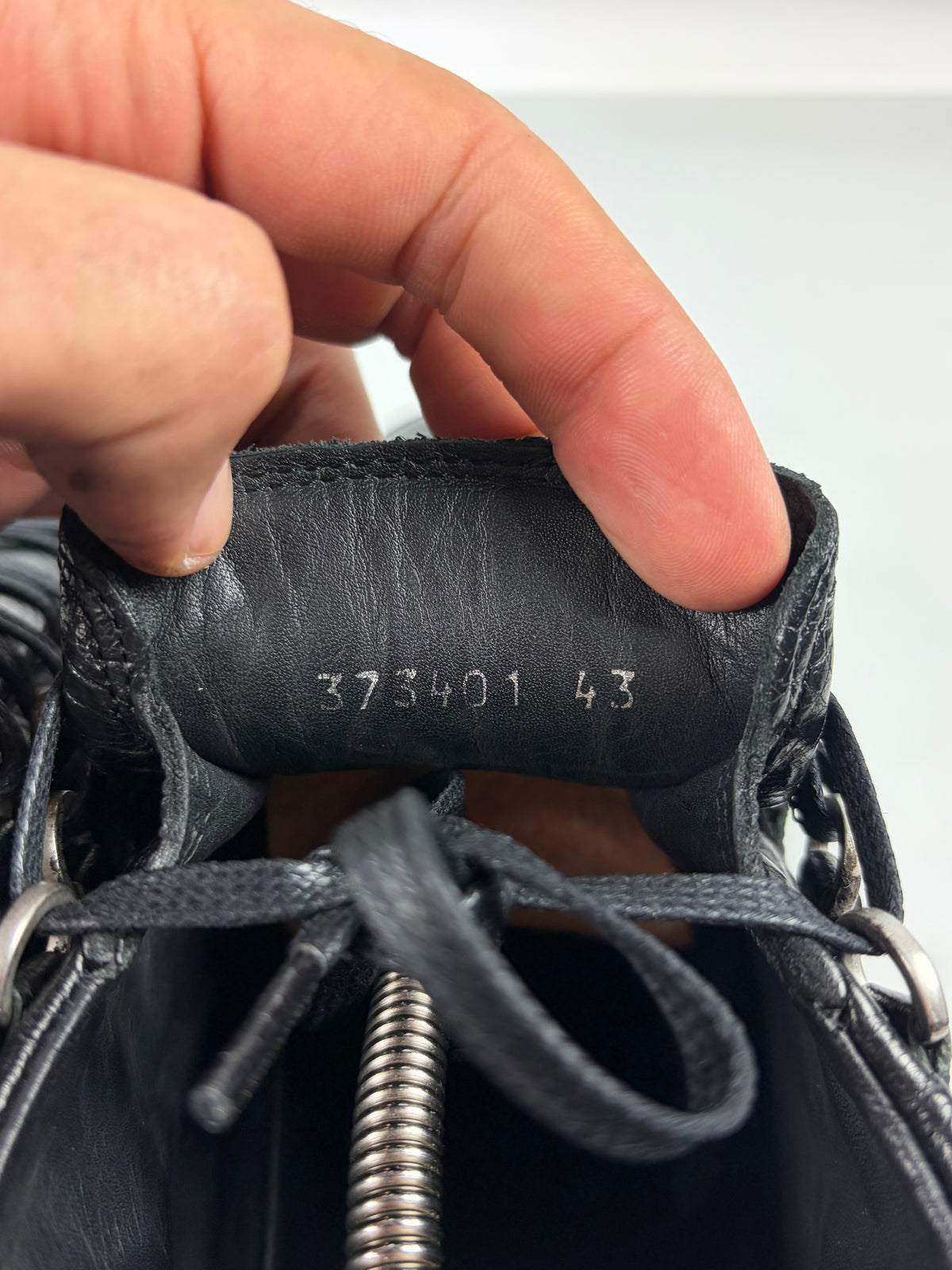 Balenciaga arena high tops - eu 43 / us 10 / uk 9 - black