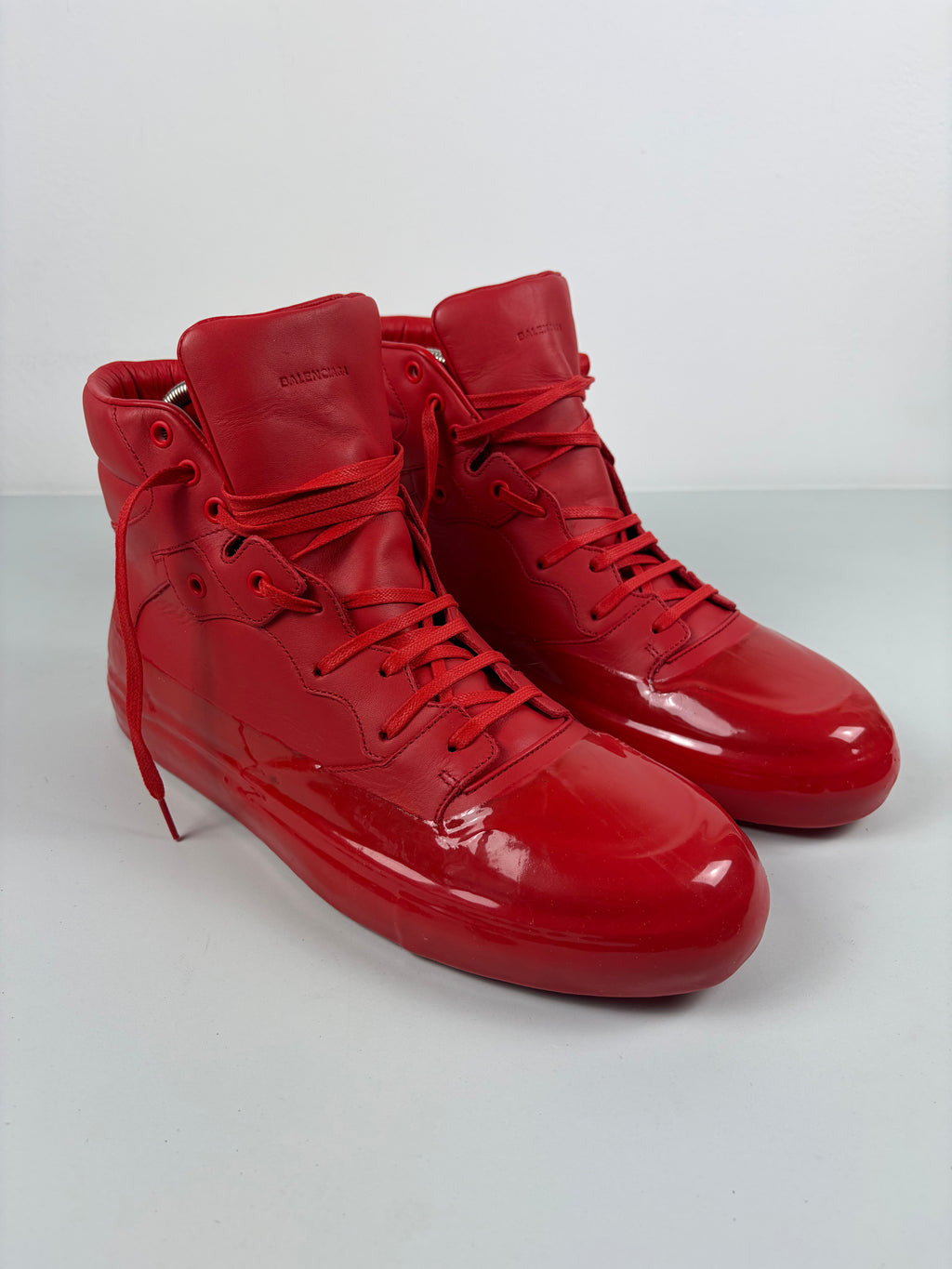 Balenciaga Multimatieries high tops - eu 45 / us12 - red