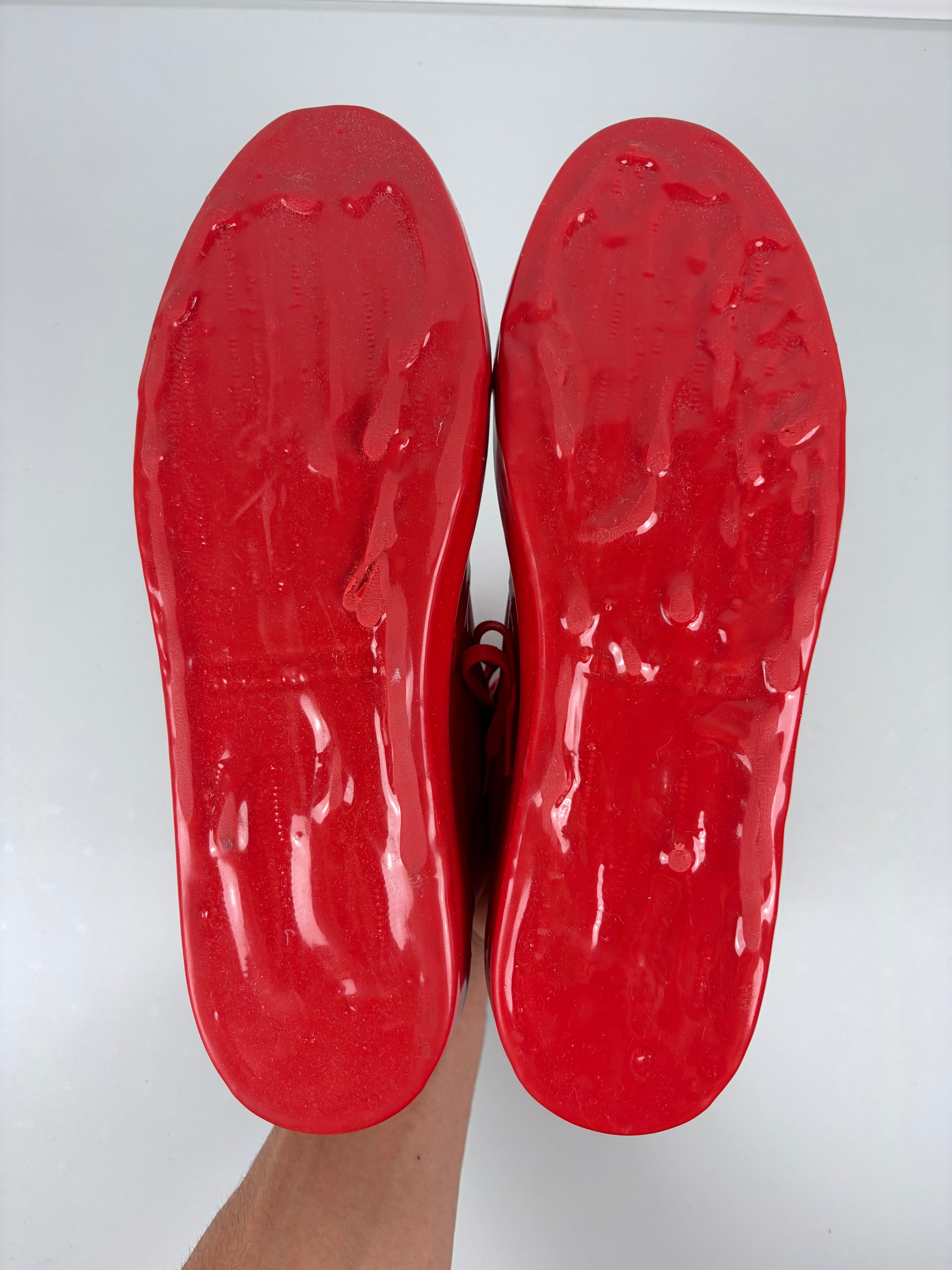Balenciaga Multimatieries high tops - eu 45 / us12 - red