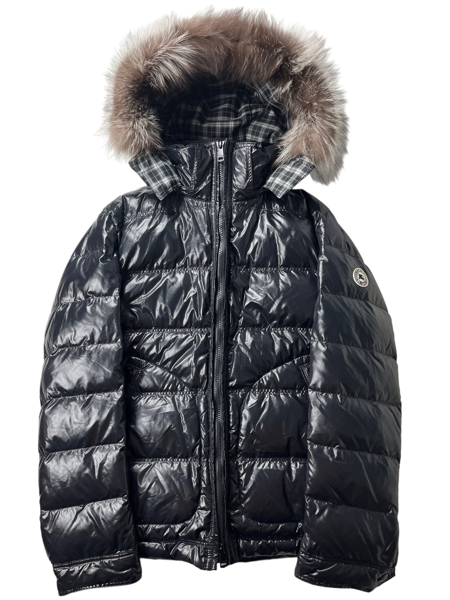 00’s BURBERRY made in Japan 2 in 1 down jacket (M/L) - black