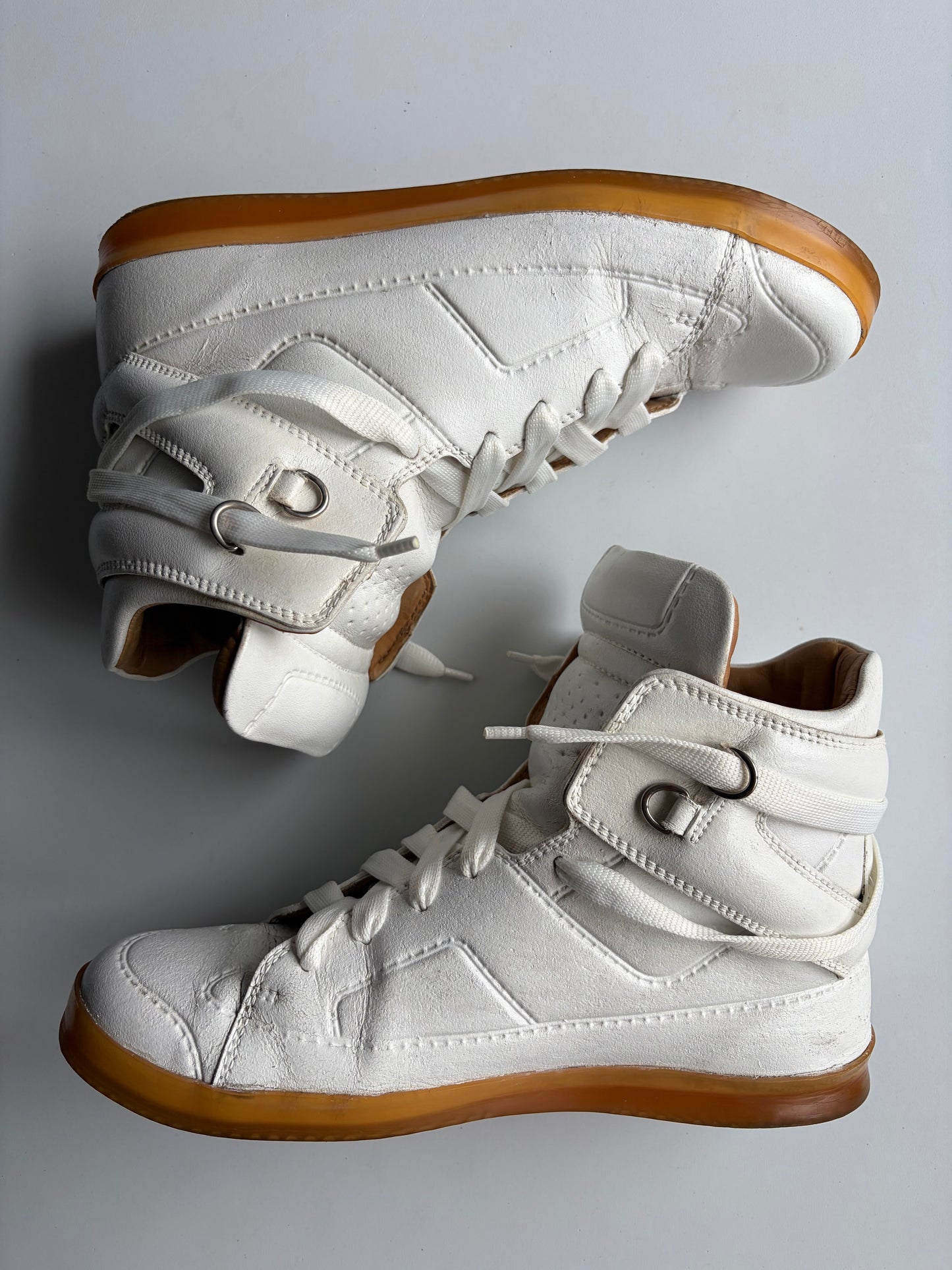 2012 Maison Margiela X H&M high tops - eu 43 - white