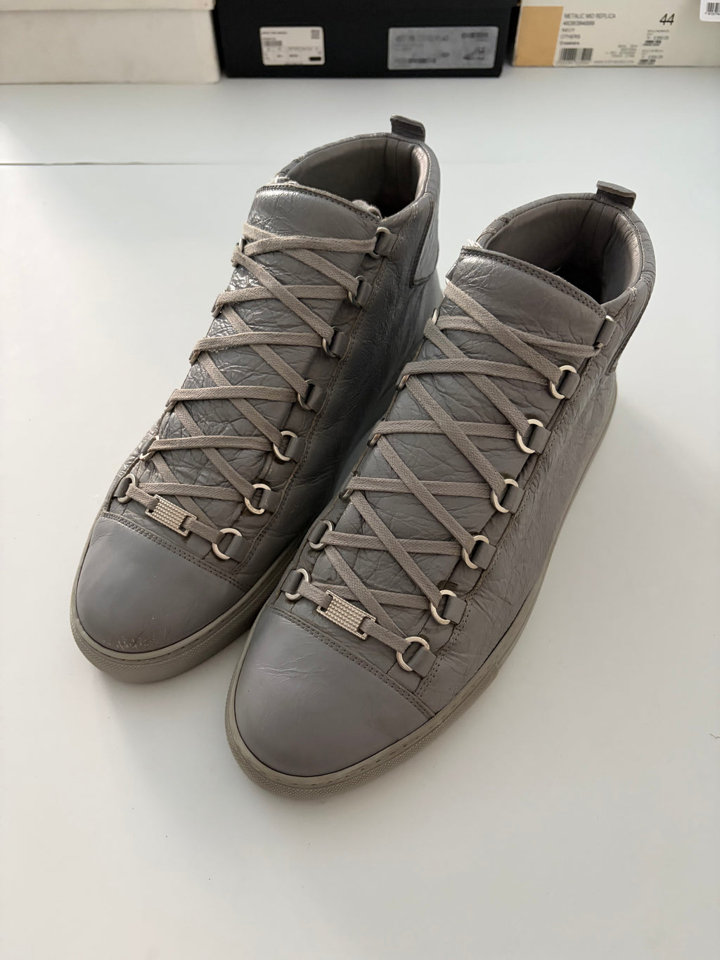 Balenciaga arena high tops - eu 44 - grey