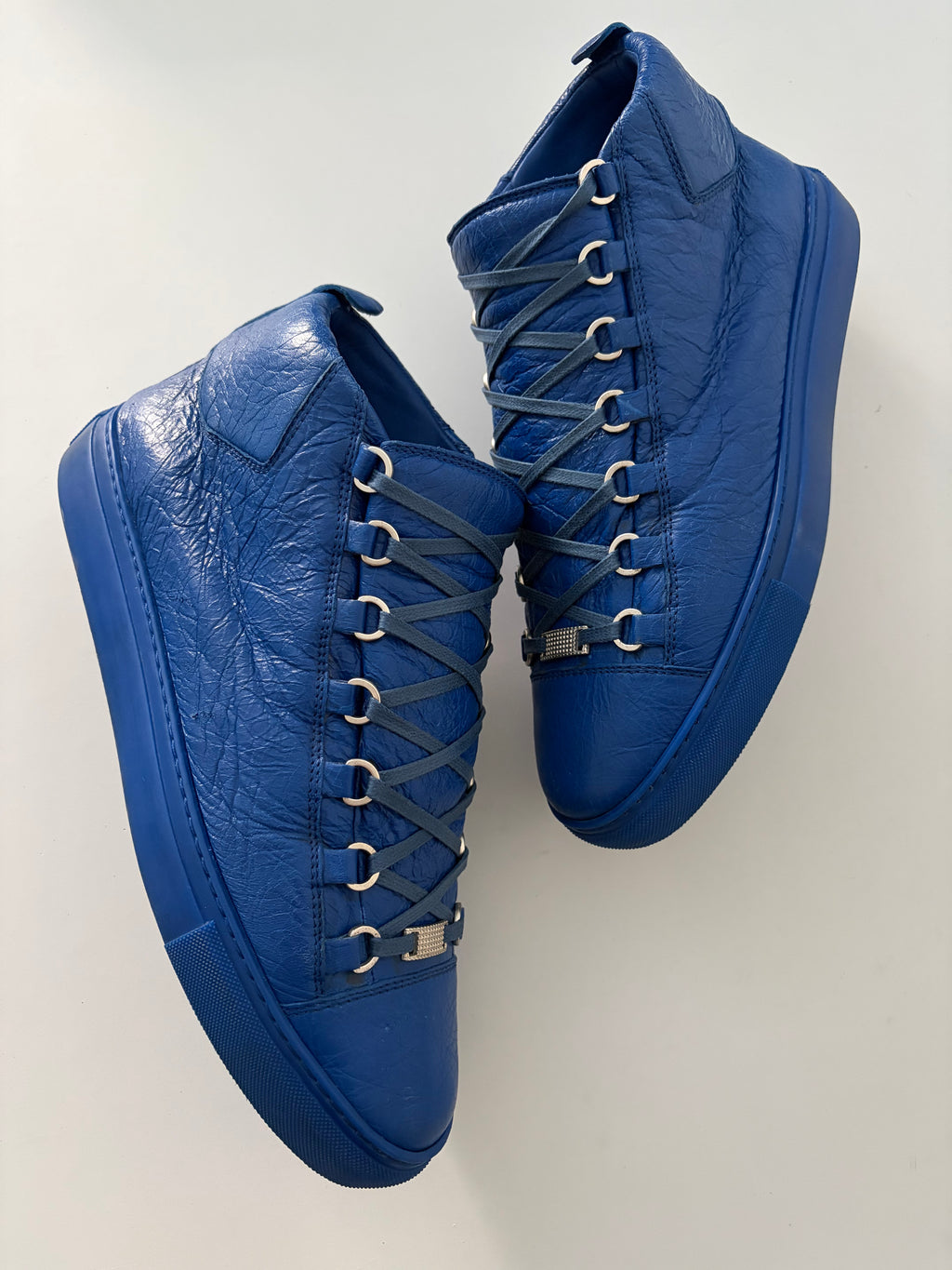 Balenciaga arena high tops - eu 42 - blue