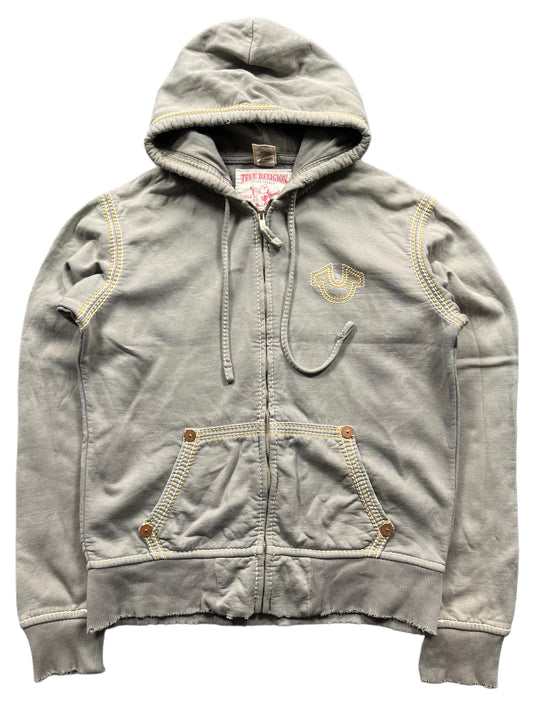 TRUE RELIGION ZIP UP HOODIE (M)