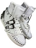Saint Laurent SL/08H Wolly Spike high-tops - eu 40 / us 7 / uk 6 - white - brand new