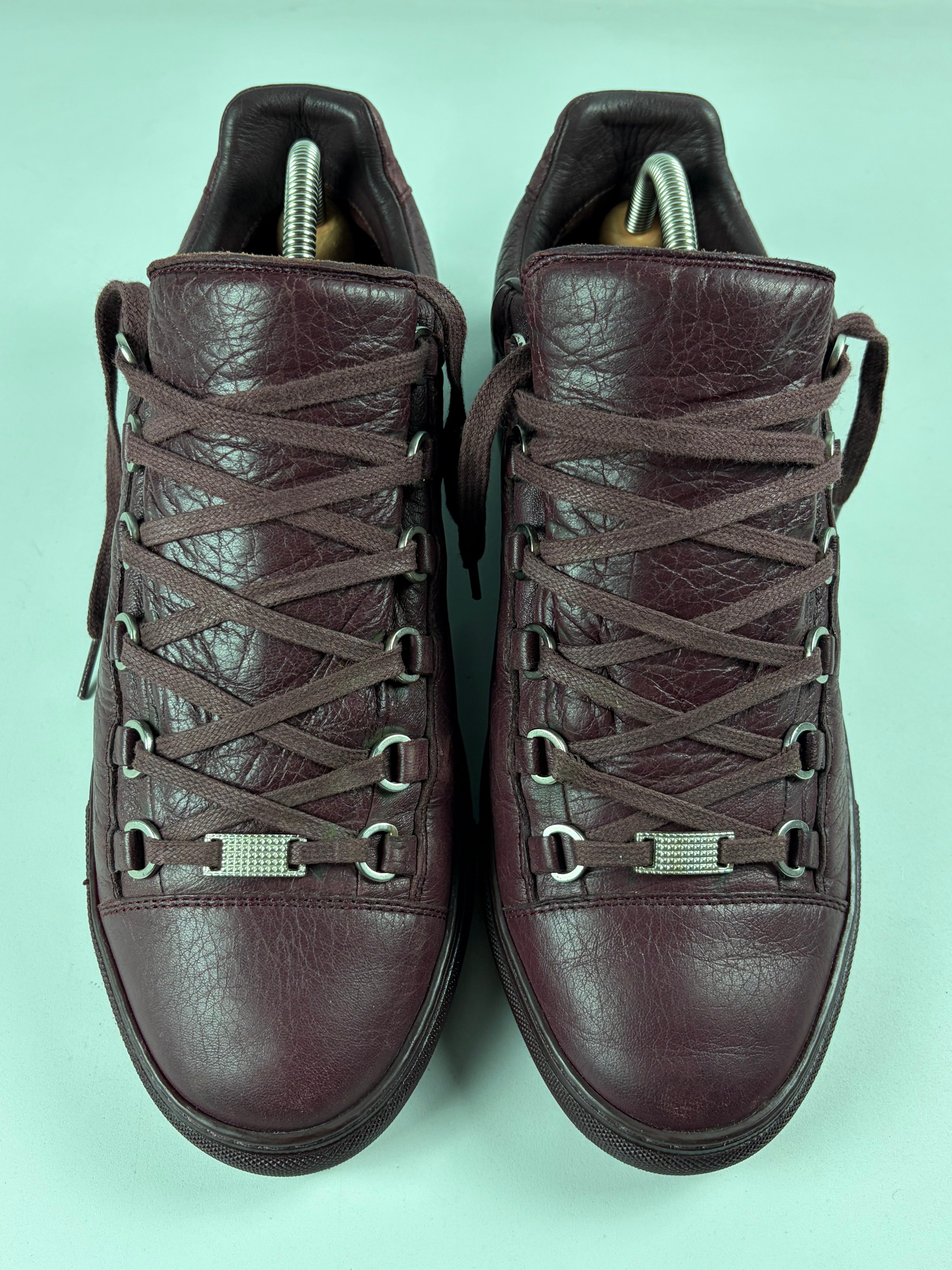 Balenciaga arena low - eu 43 / us 10 - burgundy