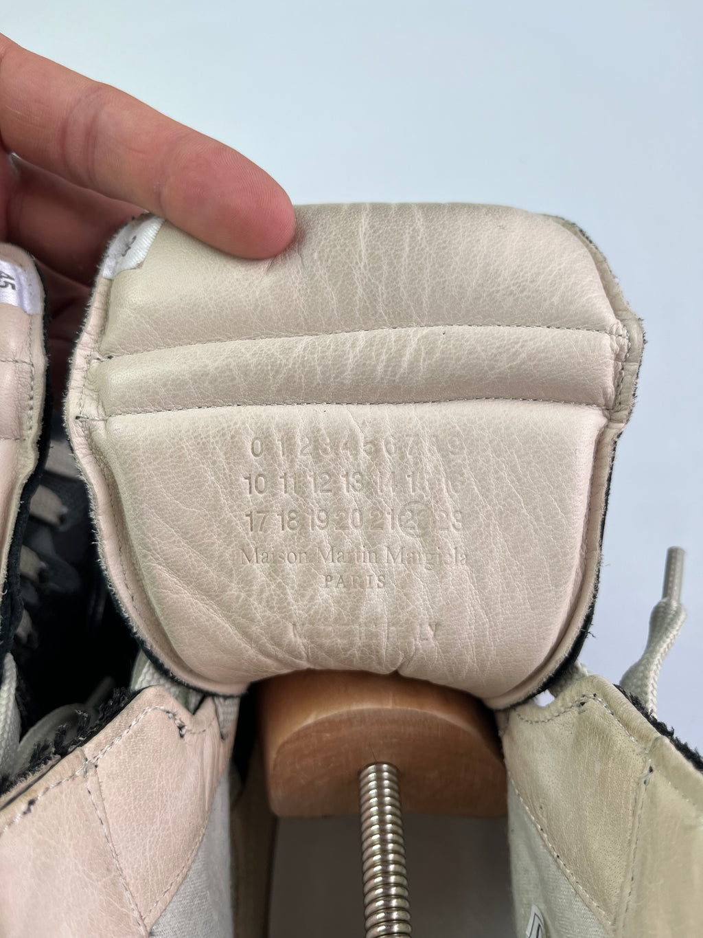 2009 Maison Margiela high top gats - Eu 45 - black