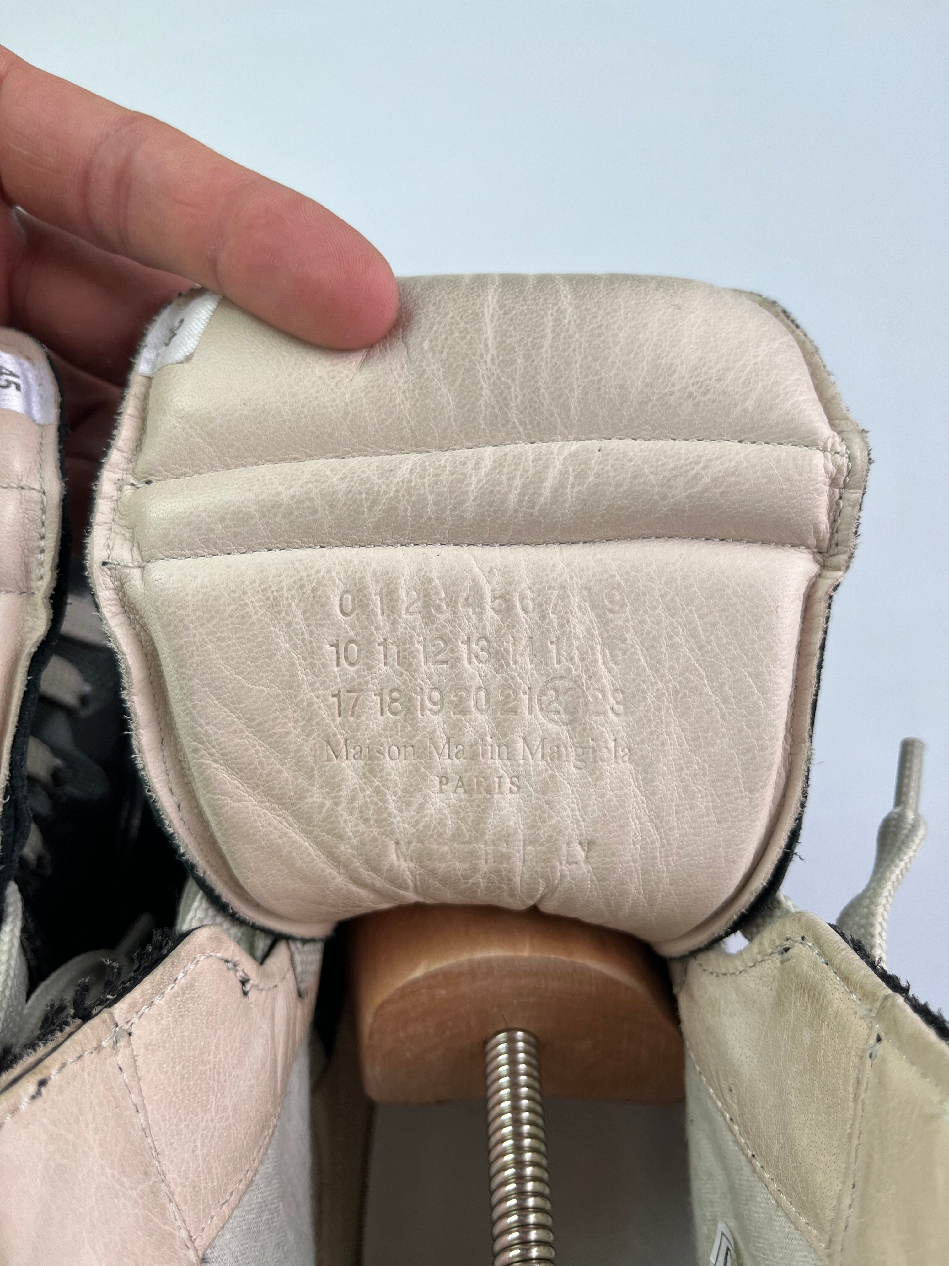 2009 Maison Margiela high top gats - Eu 45 - black