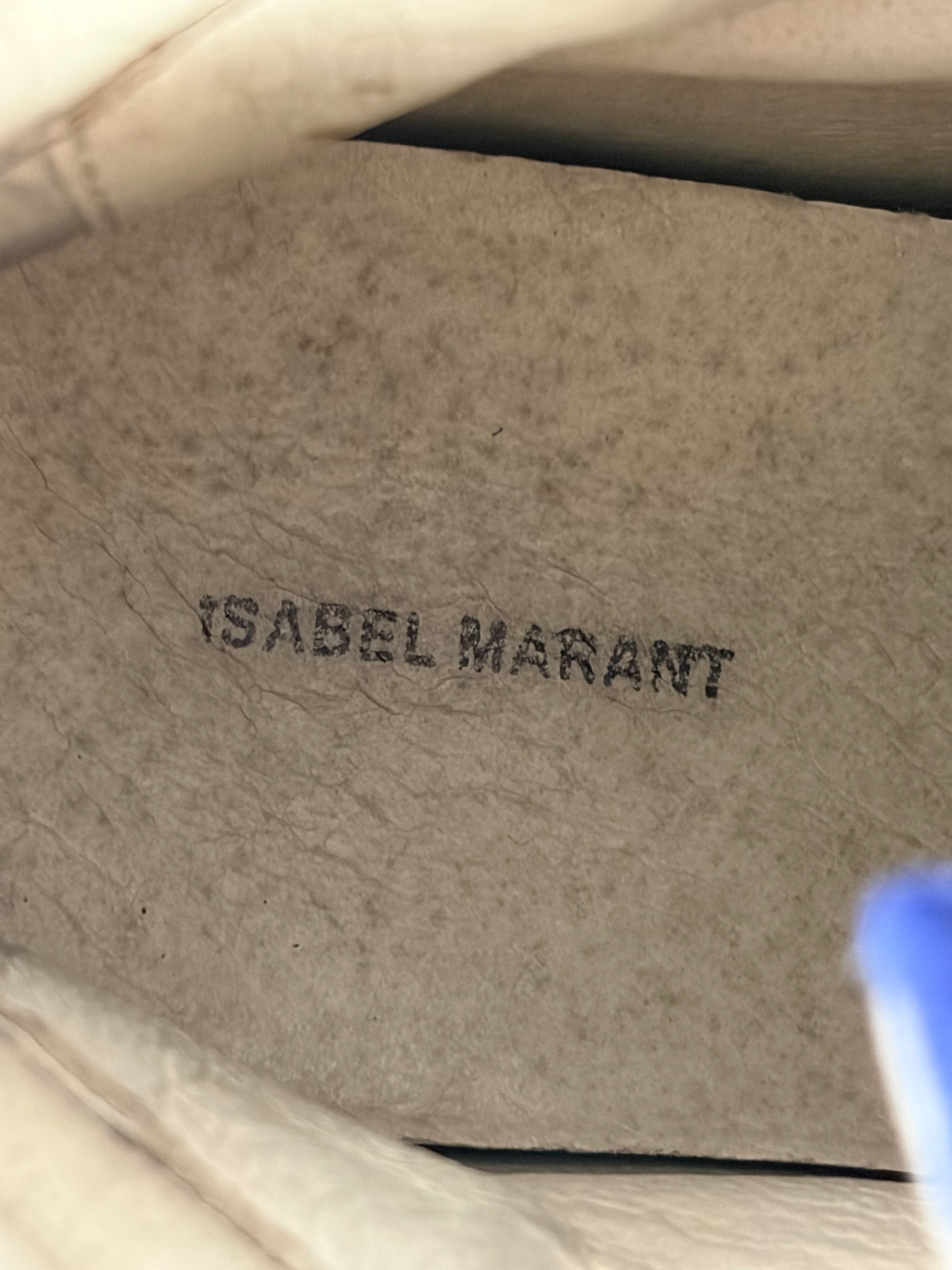 Isabel Marant Bekett wedge sneakers - eu 39 - blue
