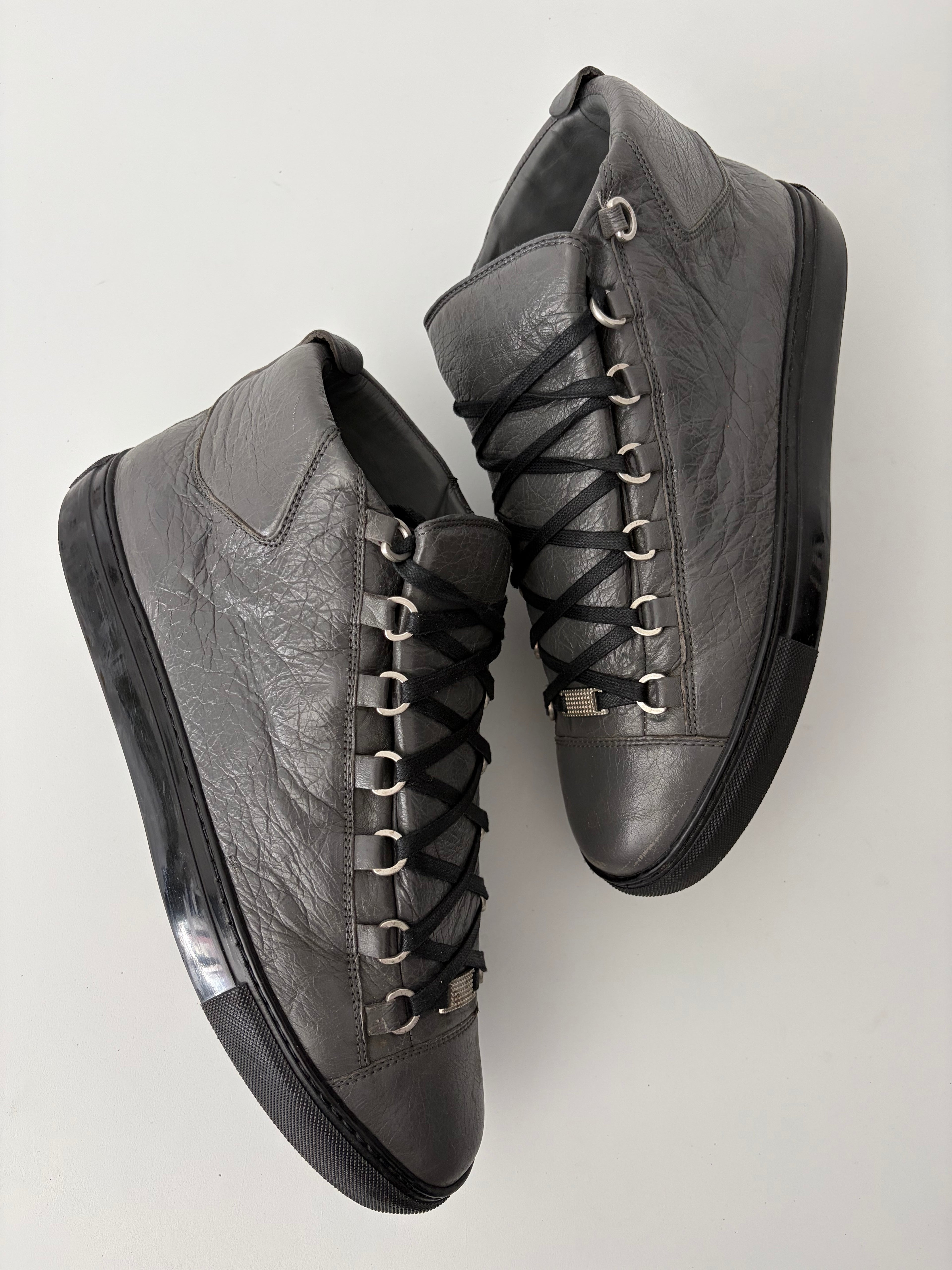 Balenciaga arena high tops - eu 43 - grey