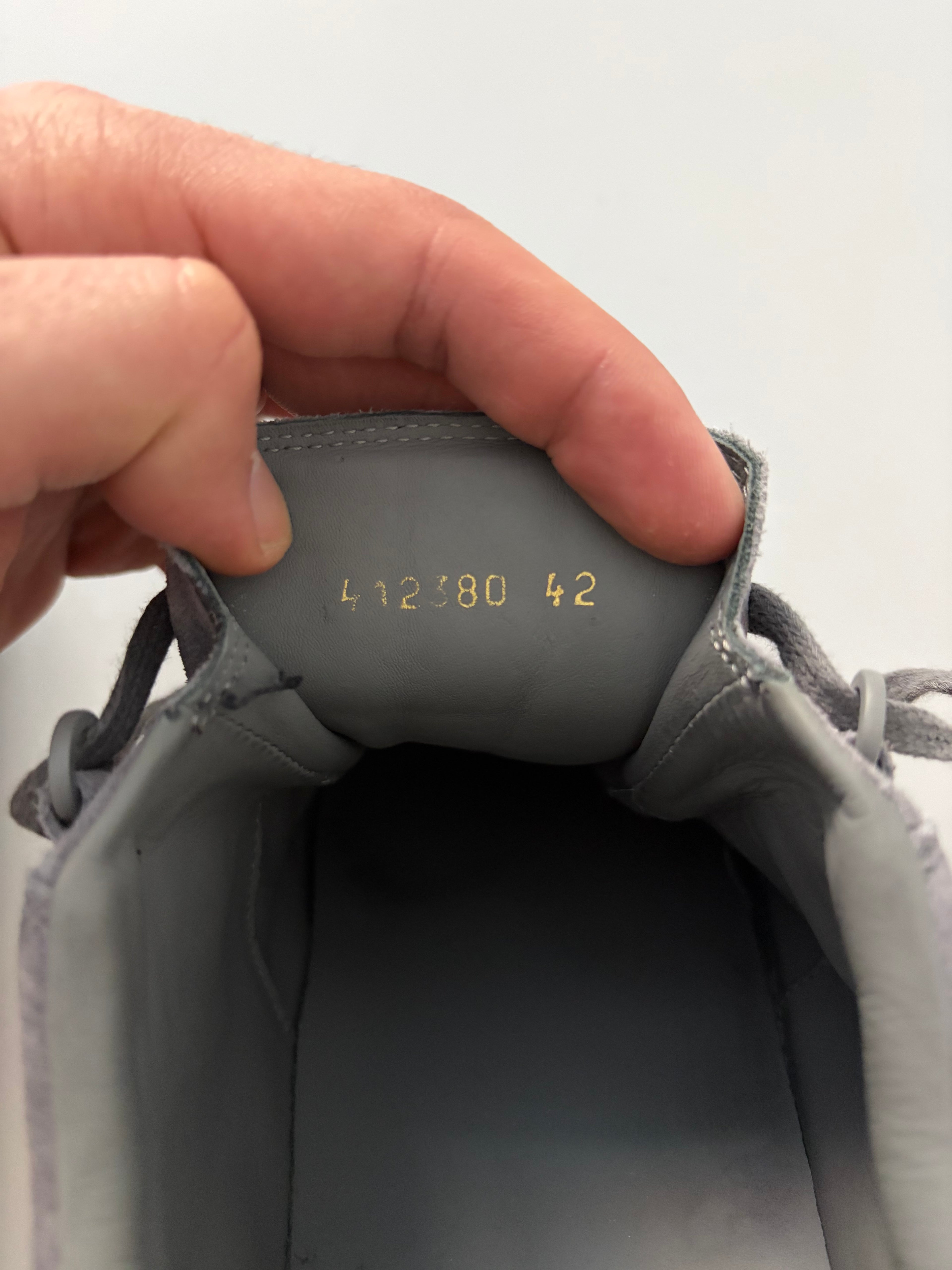 Balenciaga arena suede low tops - eu 42 - grey