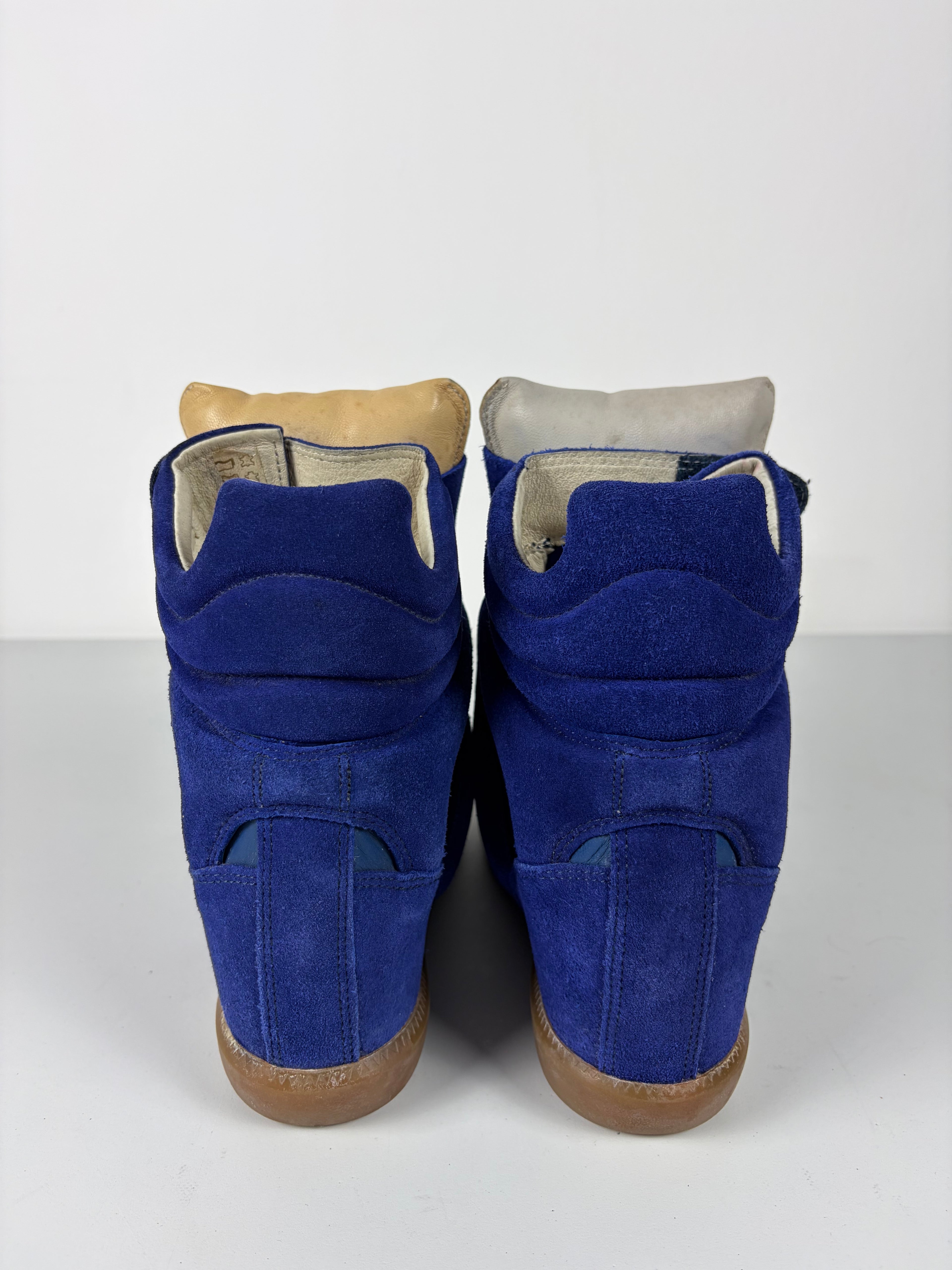 Isabel Marant Bekett wedge sneakers - eu 39 - blue