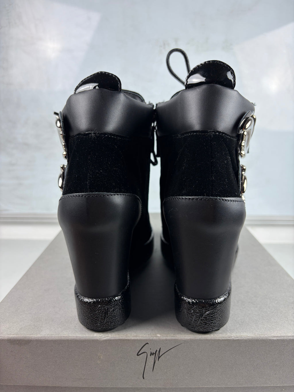 Giuseppe Zanotti ‘Cruel’ wedge sneakers - eu 41 / us 11
