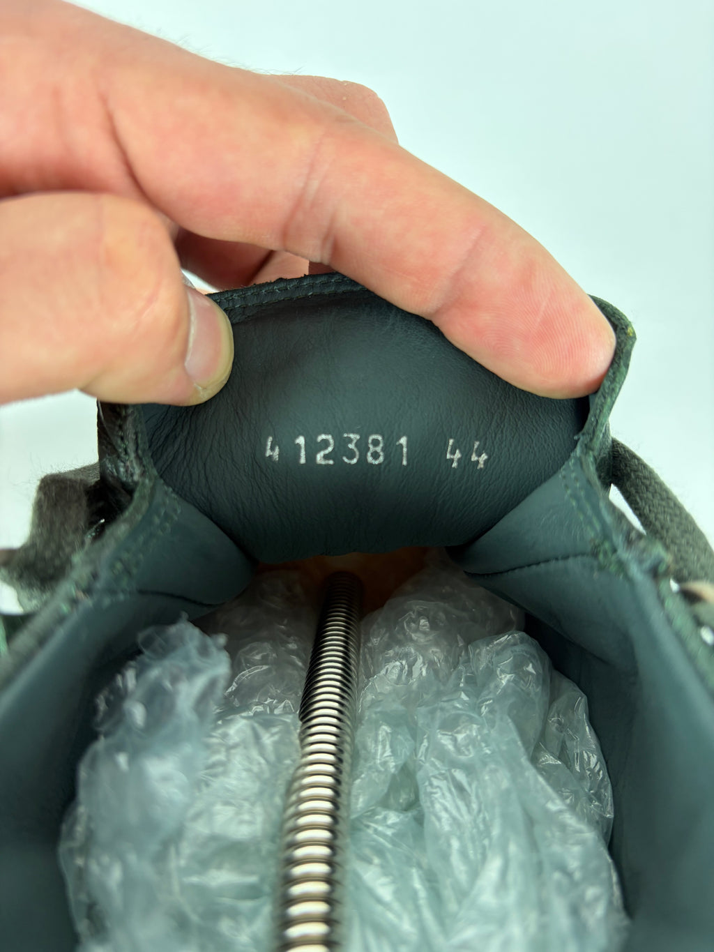 Balenciaga arena high tops - eu 44 - green