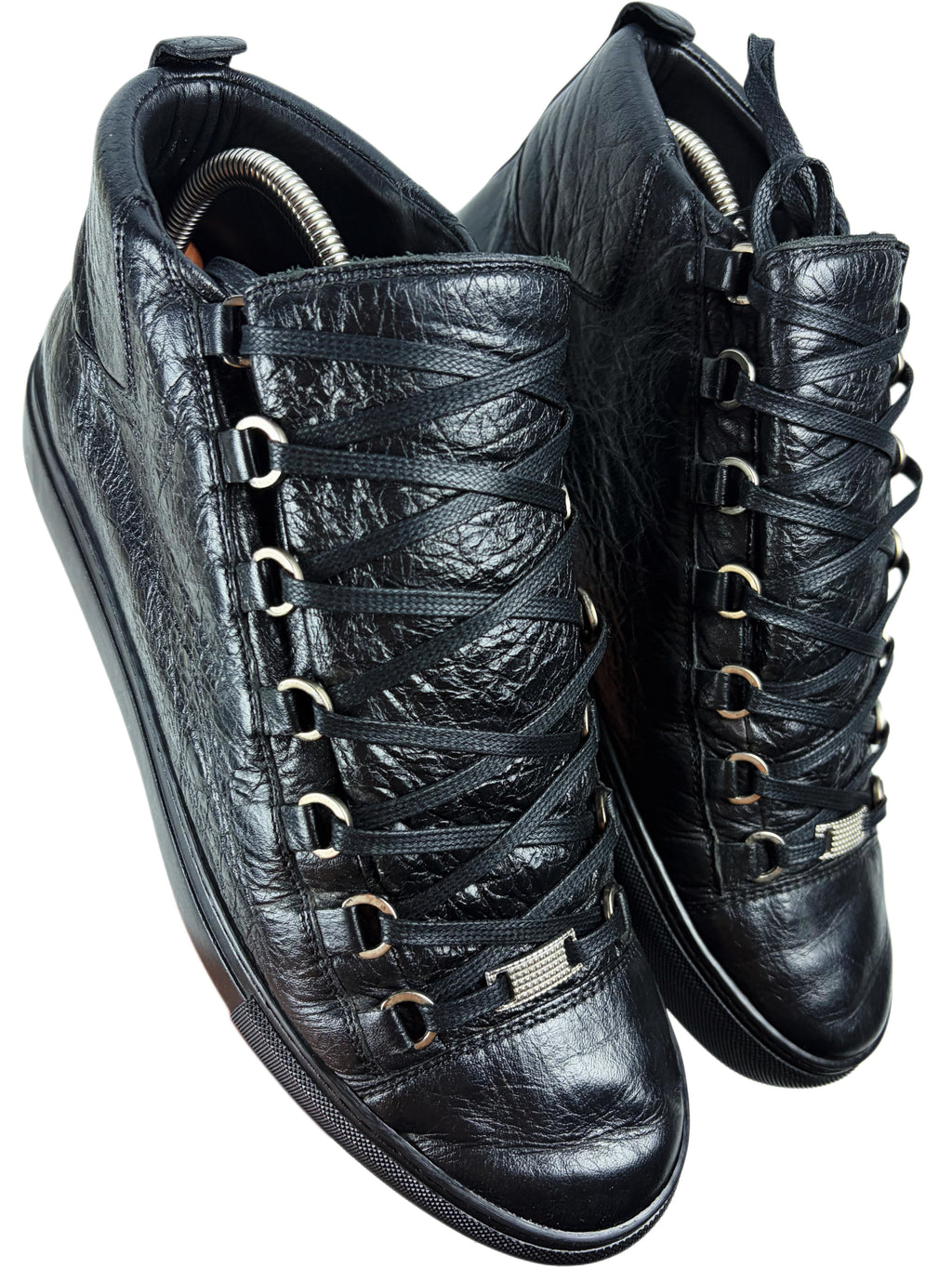 Balenciaga arena high tops - eu 42 / us 9 / uk 8 - black