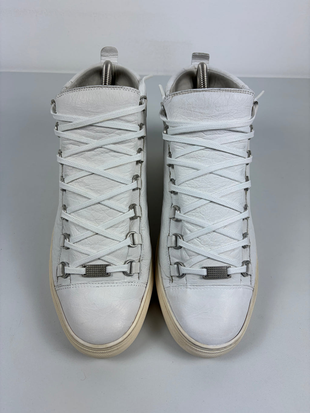 Balenciaga arena high tops - eu43 / us 10 - white