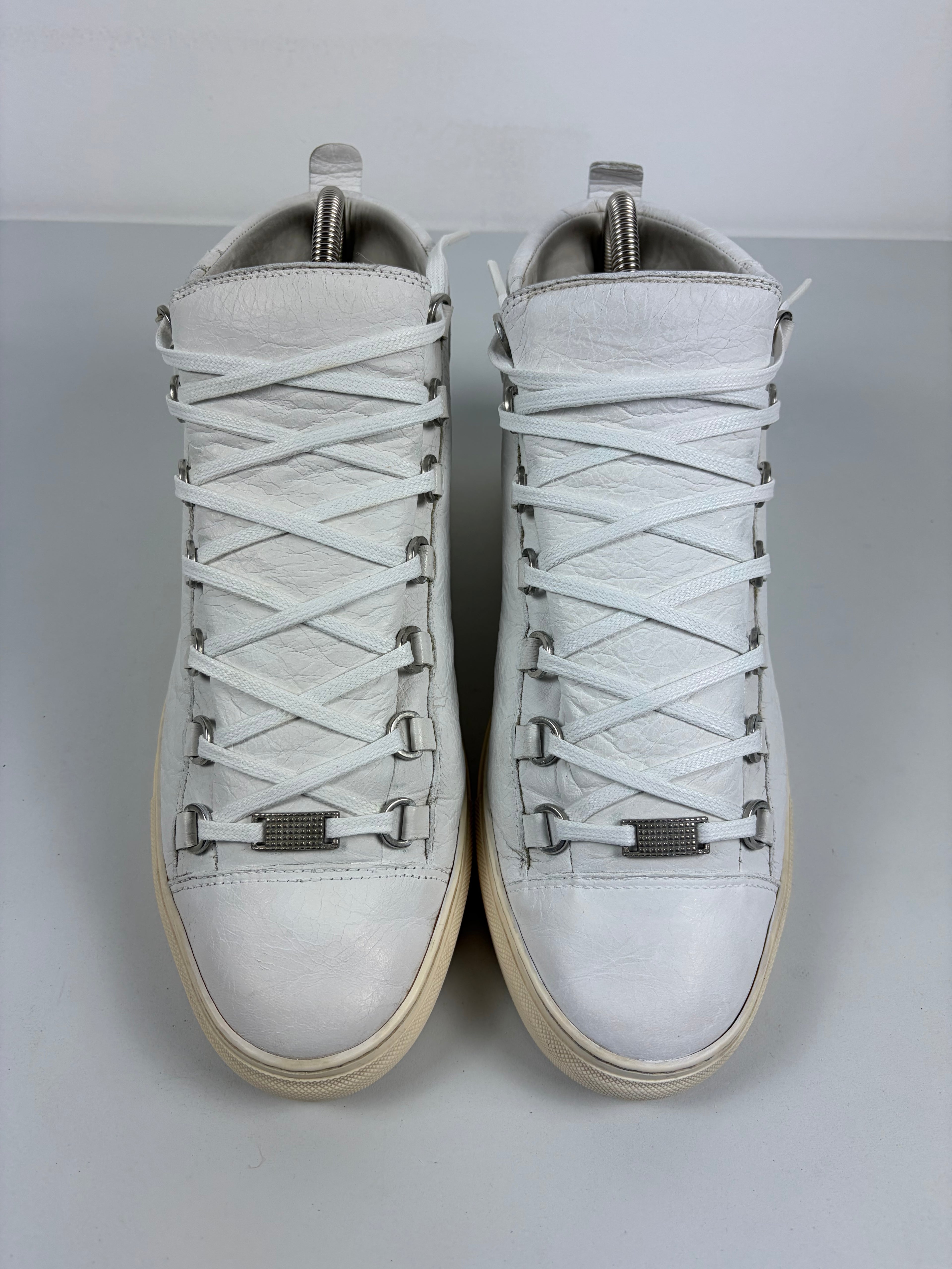 Balenciaga arena high tops - eu43 / us 10 - white