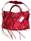 2012 BALENCIAGA
Rose Jaipur Lambskin Leather Motorcycle City Bag