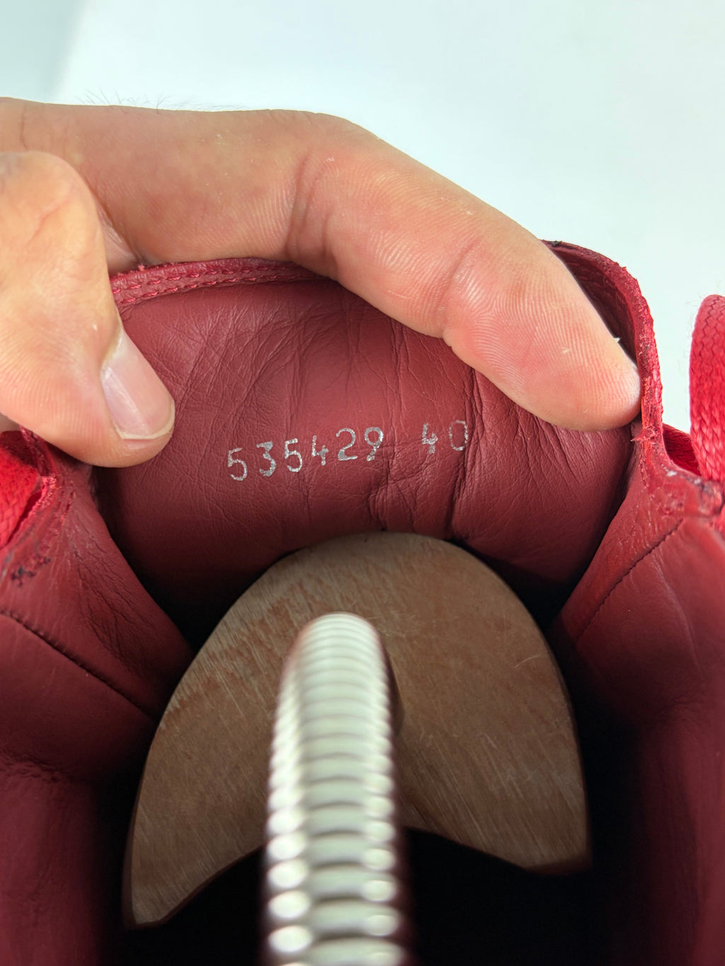 Balenciaga arena high tops - eu 40 / us 7 - red
