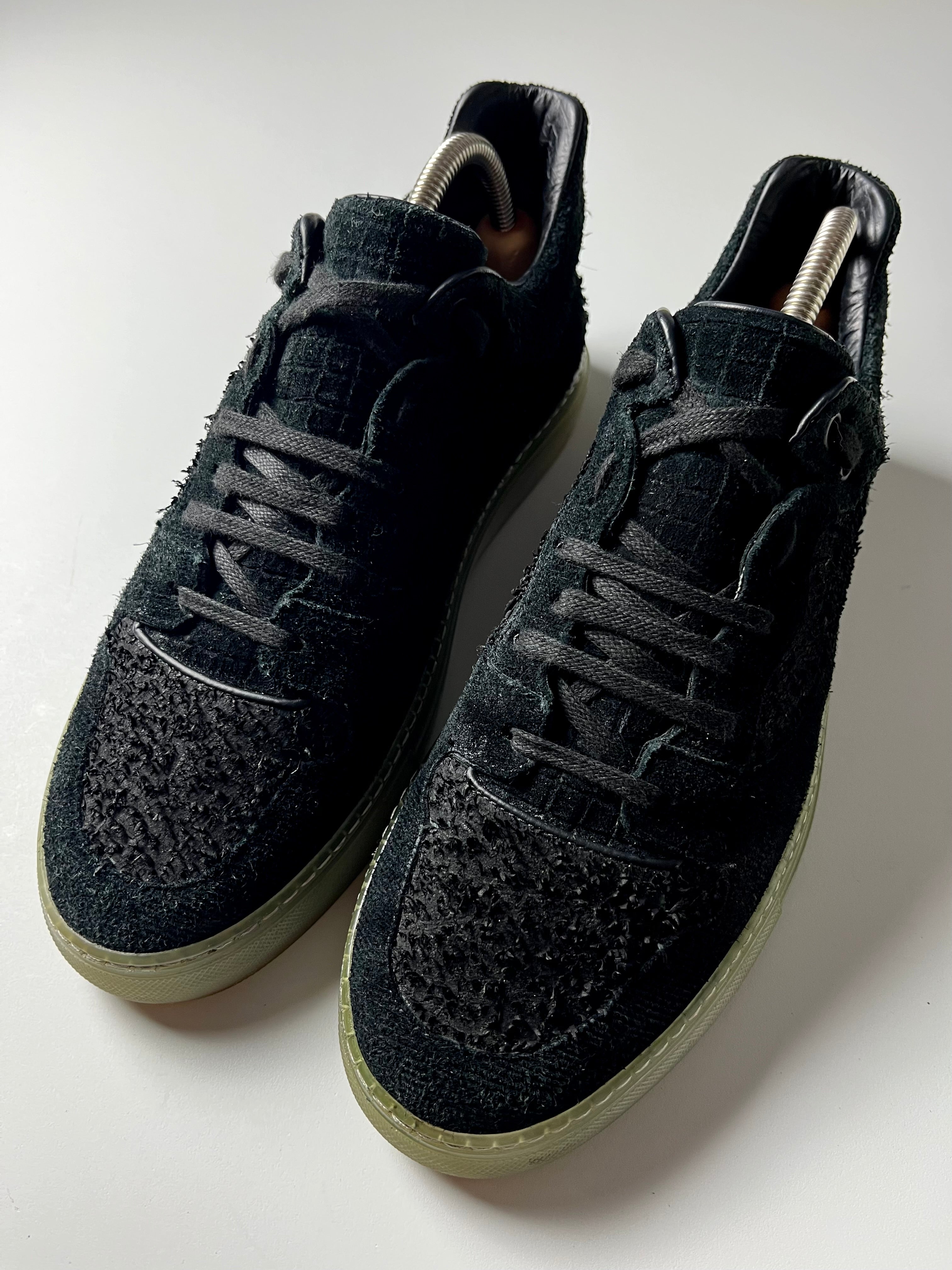 Balenciaga low Corduroy Distressed - EU 40 - black